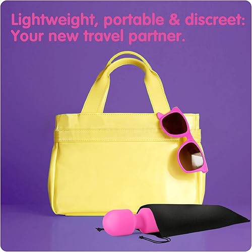 Miniatura 6 de Barra masajeadora Six Nine personal, recargable, inalámbrica, con 20 patrones de vibración, 8 velocidades, incluye bolsa de viaje