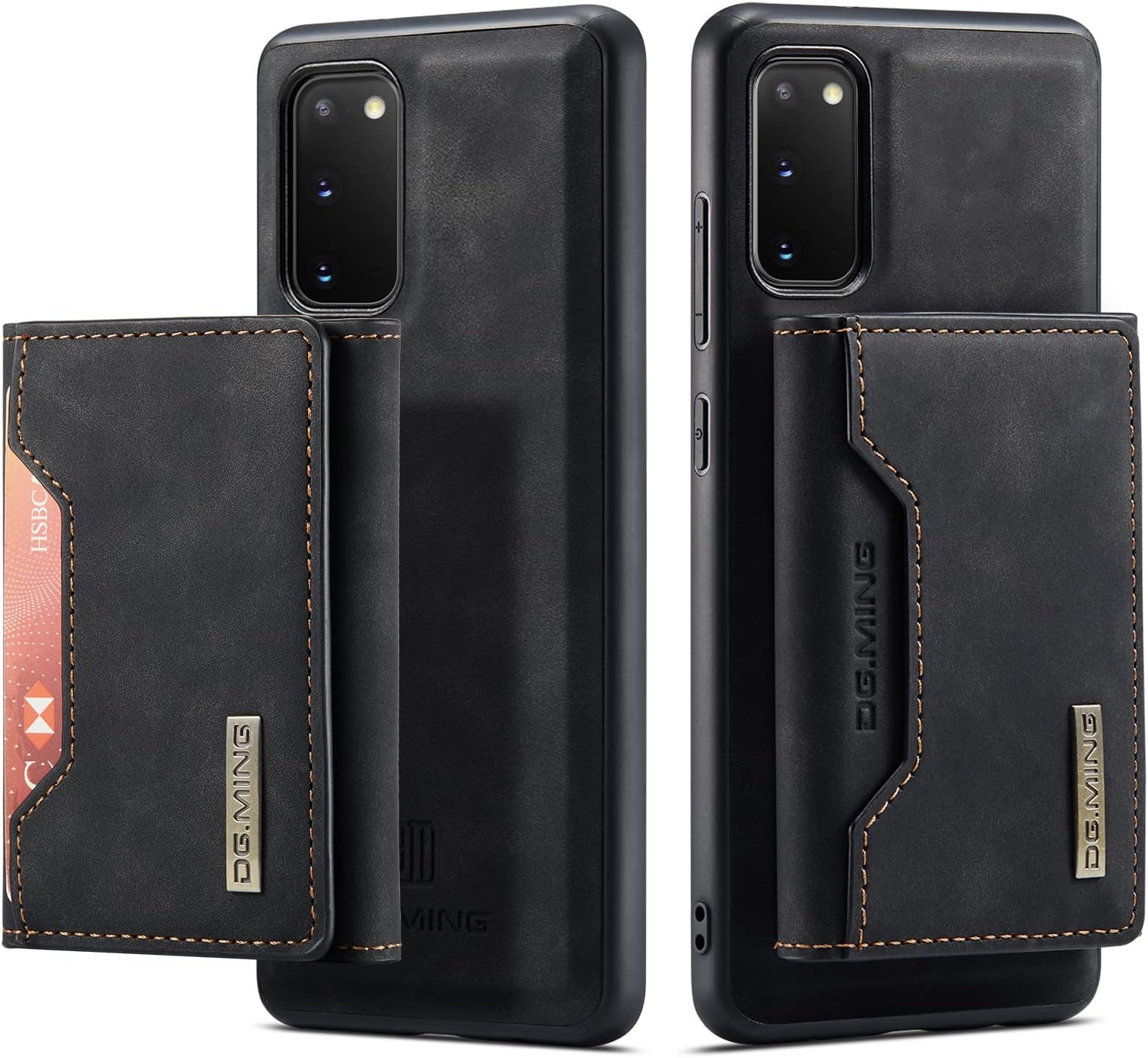 2 in 1 Case for Google Pixel 10 / Google Pixel 10 Pro, Wallet Case and Phone Case Removable Magnetic Adsorption Matte Leather with Viewing Stand Case Cover