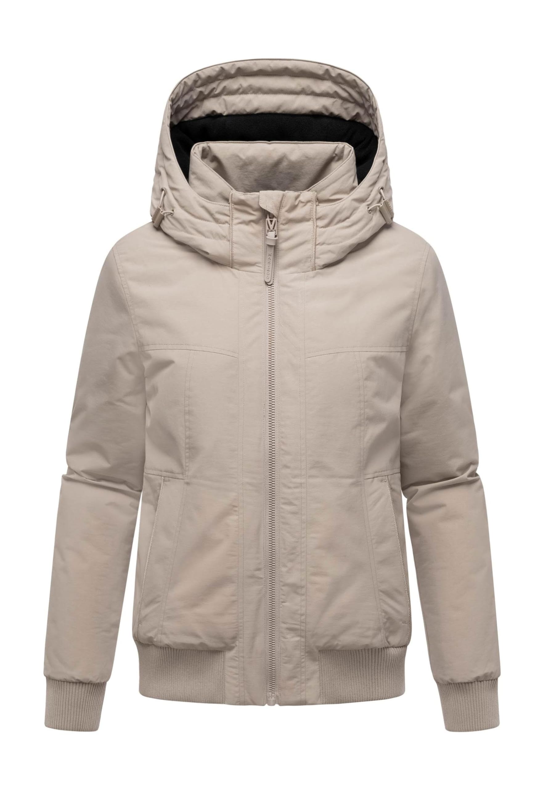 MARIKOO Damska kurtka zimowa (XS-XXL) – wiatroszczelna, wodoszczelna, z kapturem, miękka podszewka polarowa – N084