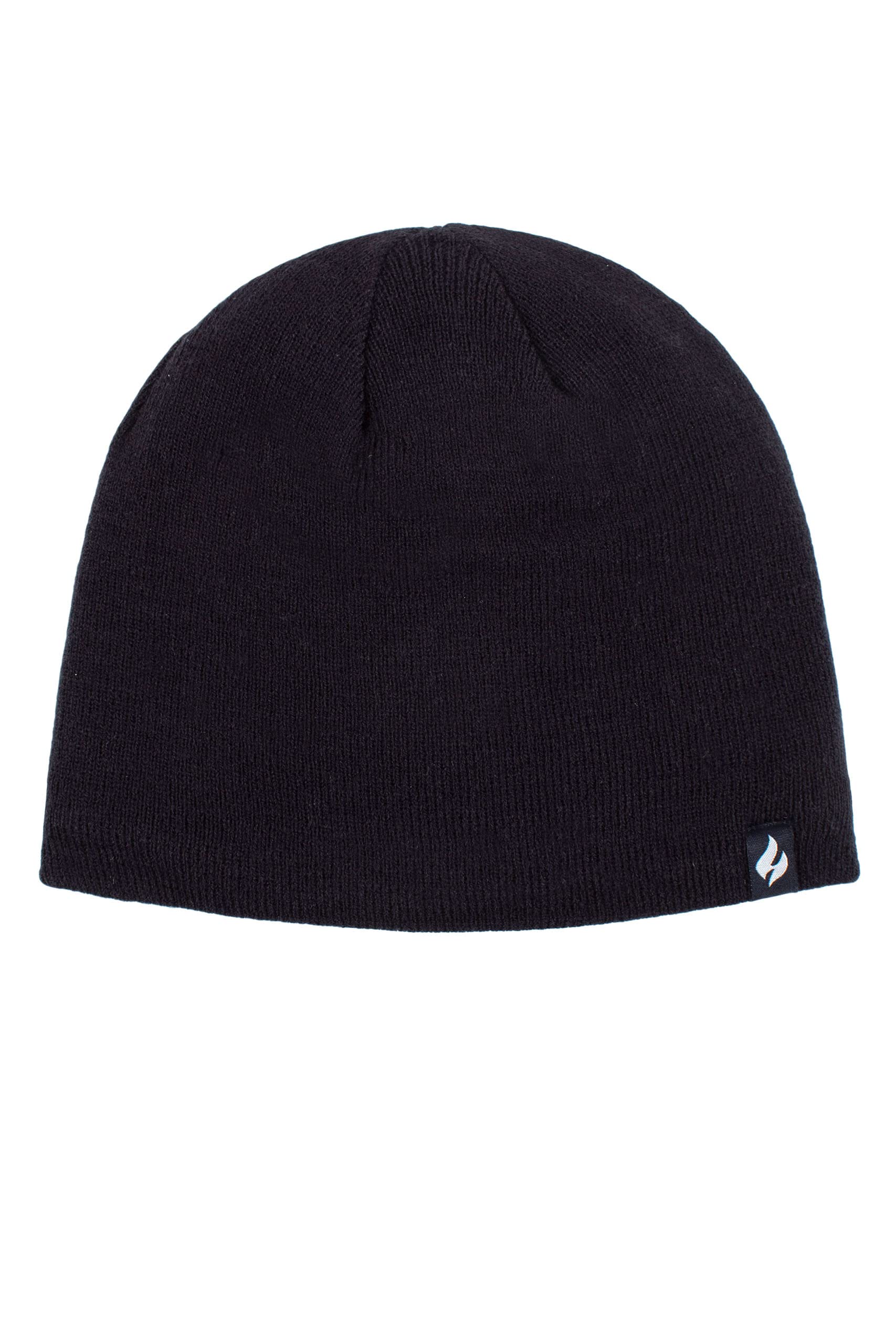 Heat Holders Black Hat - Thermal Lined - Advanced Thermal Yarn - Fur Lining