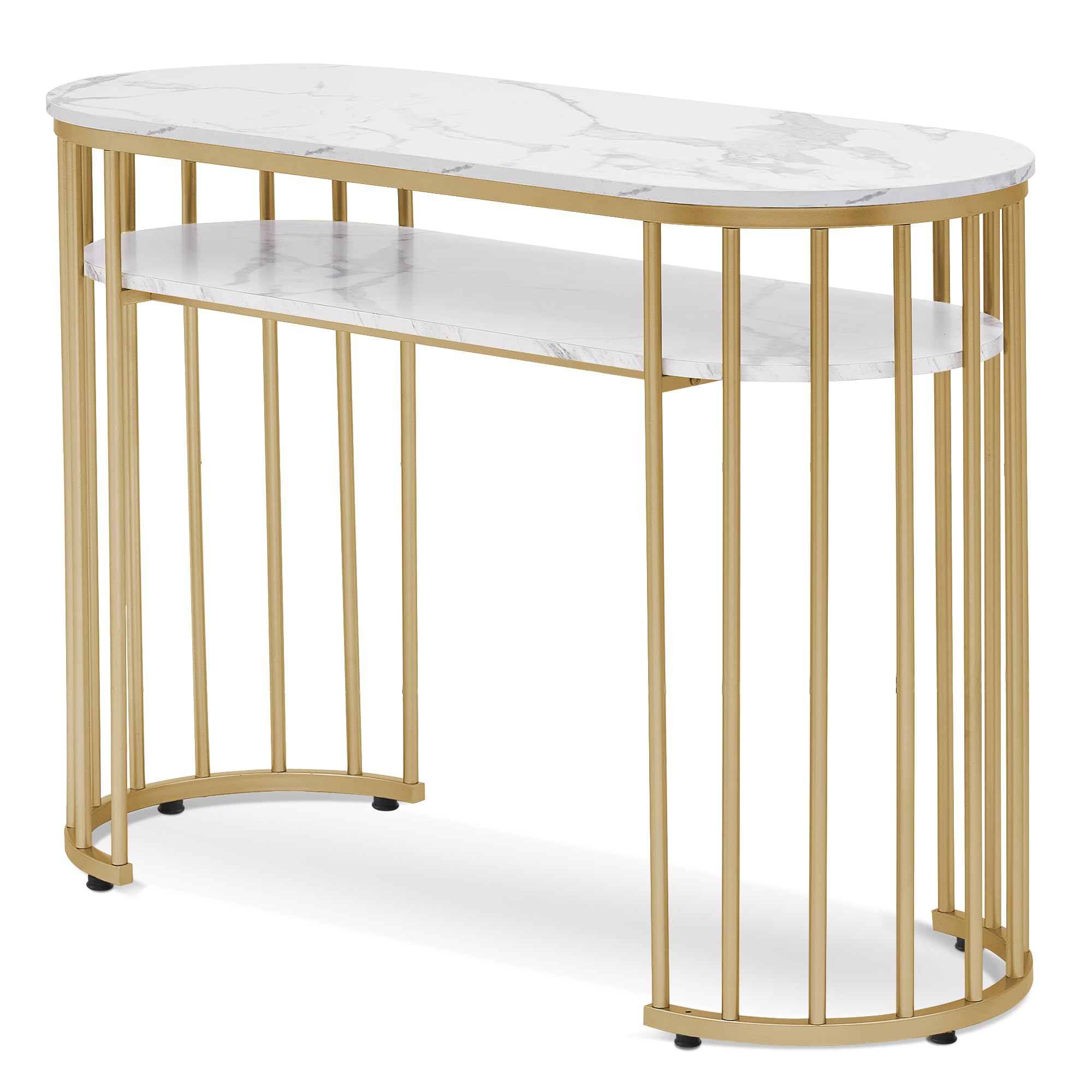 BarberPub Manicure Nail Table Marbling Texture Salon Nail Desk Home Spa Beauty Stylist Equipment 2400