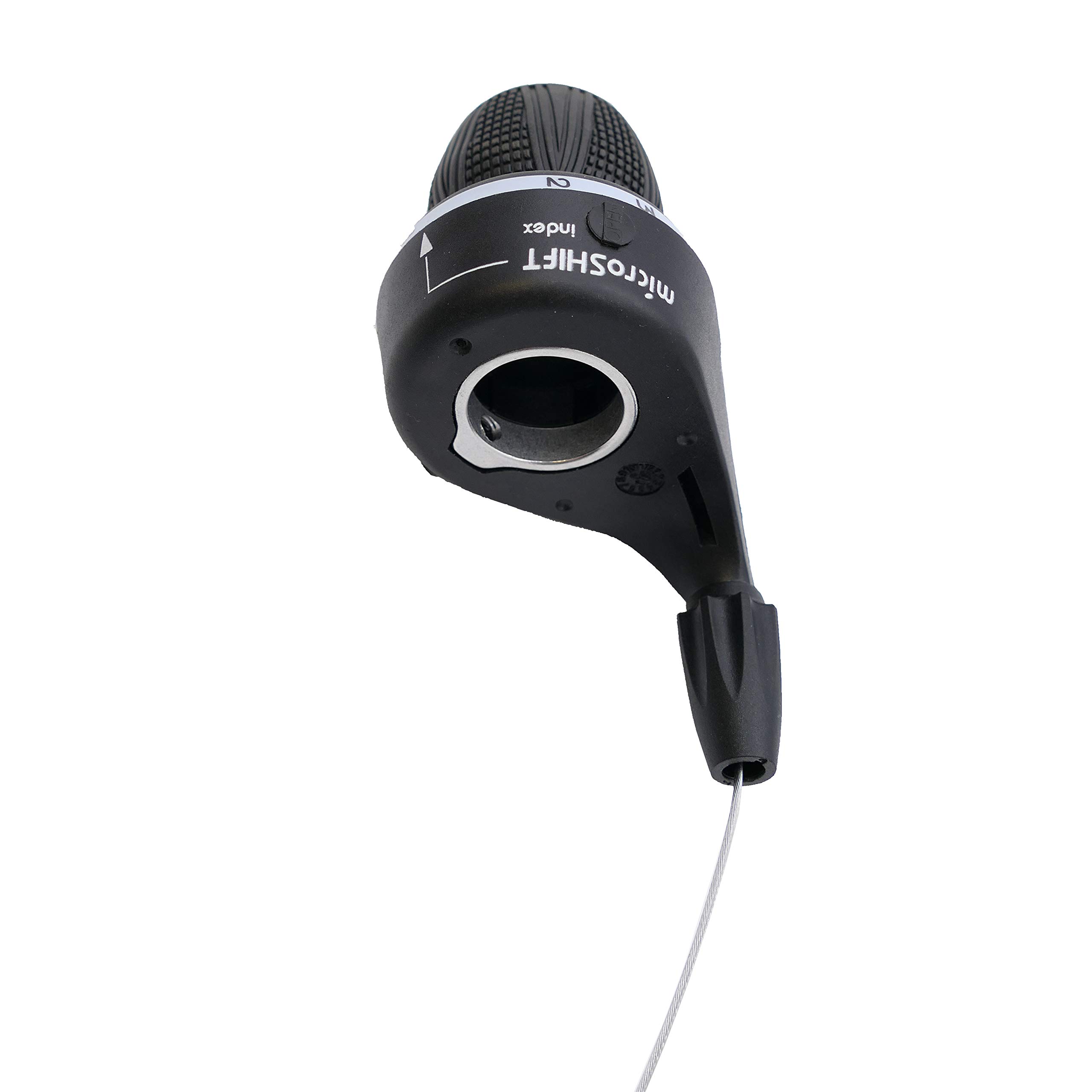 Poignée Tournante P4B 24 Vitesses - Avant 3 / Arrière 8, Compatible Shimano, Avec Câbles Intérieurs, Serrage 22.3mm