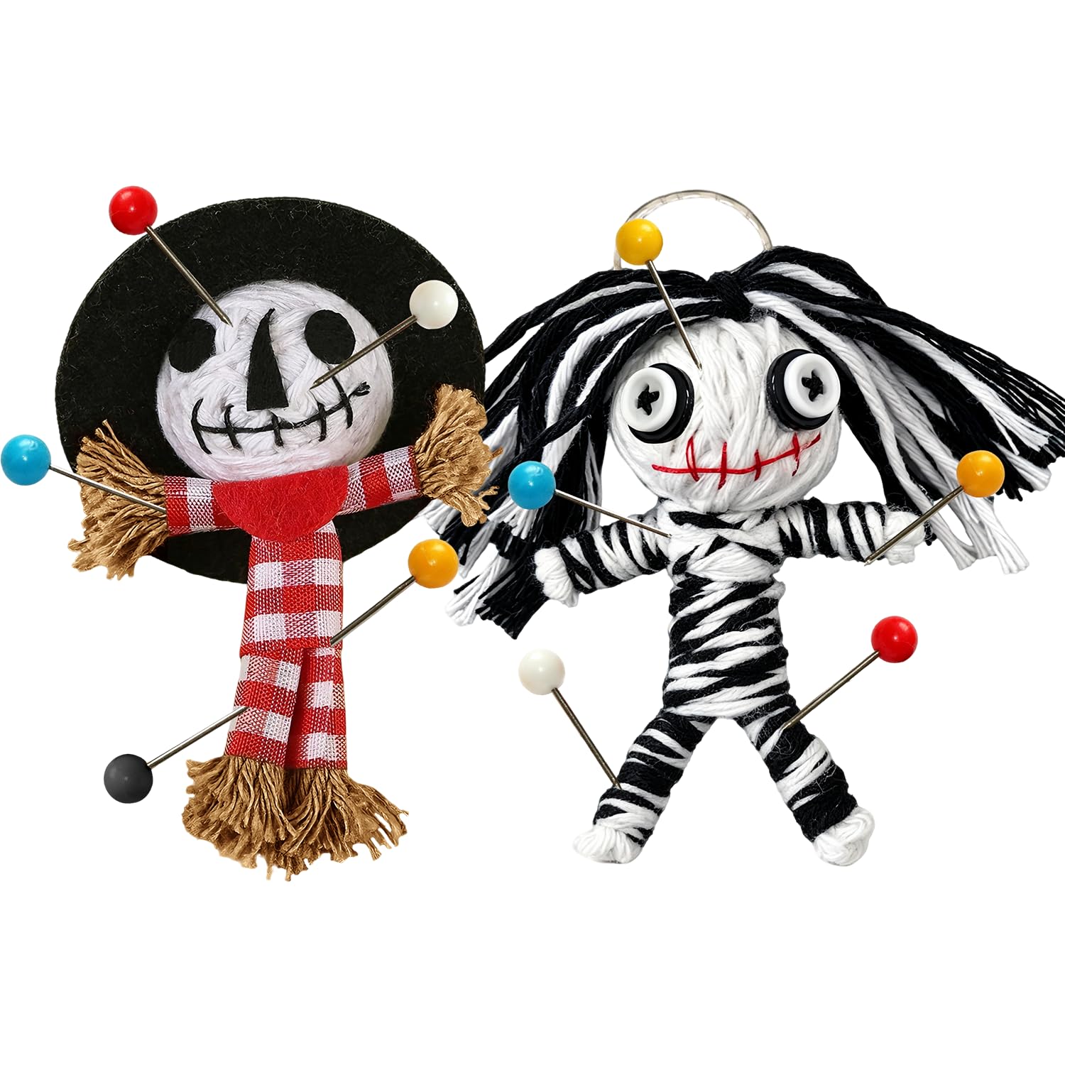 Voodoo Doll with Pins, Prank Item for Adults, Stress-Relief Toy for the Office, Gifts for Coworkers, Friends, and Bosses