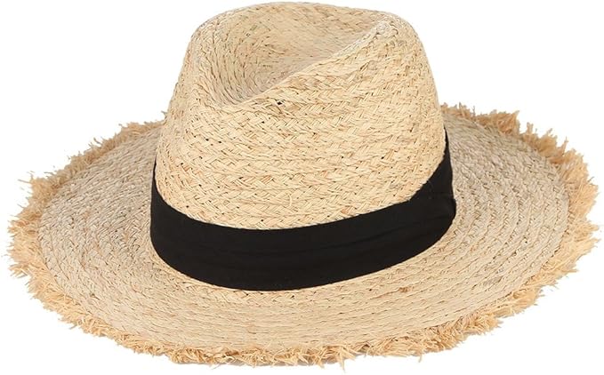 Amazon Gemvie 春秋 つば広 ストローハット レディース ガールズ 麦わら帽子 旅行 ビーチ 海辺 フリンジ 日焼け止め 帽子 ハット 折りたため ベルト飾り ハット 通販