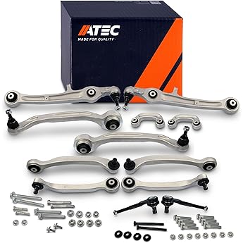 atec germany 2 x suspension arms front upper 2 x suspension arms front upper rear 2 x suspension arms front lower rear 2 x suspension arms front lower rear 2 x suspension arms front lower rear 2 x suspension arms front lower front lower front 2 x coupling rod 2 x tie rods