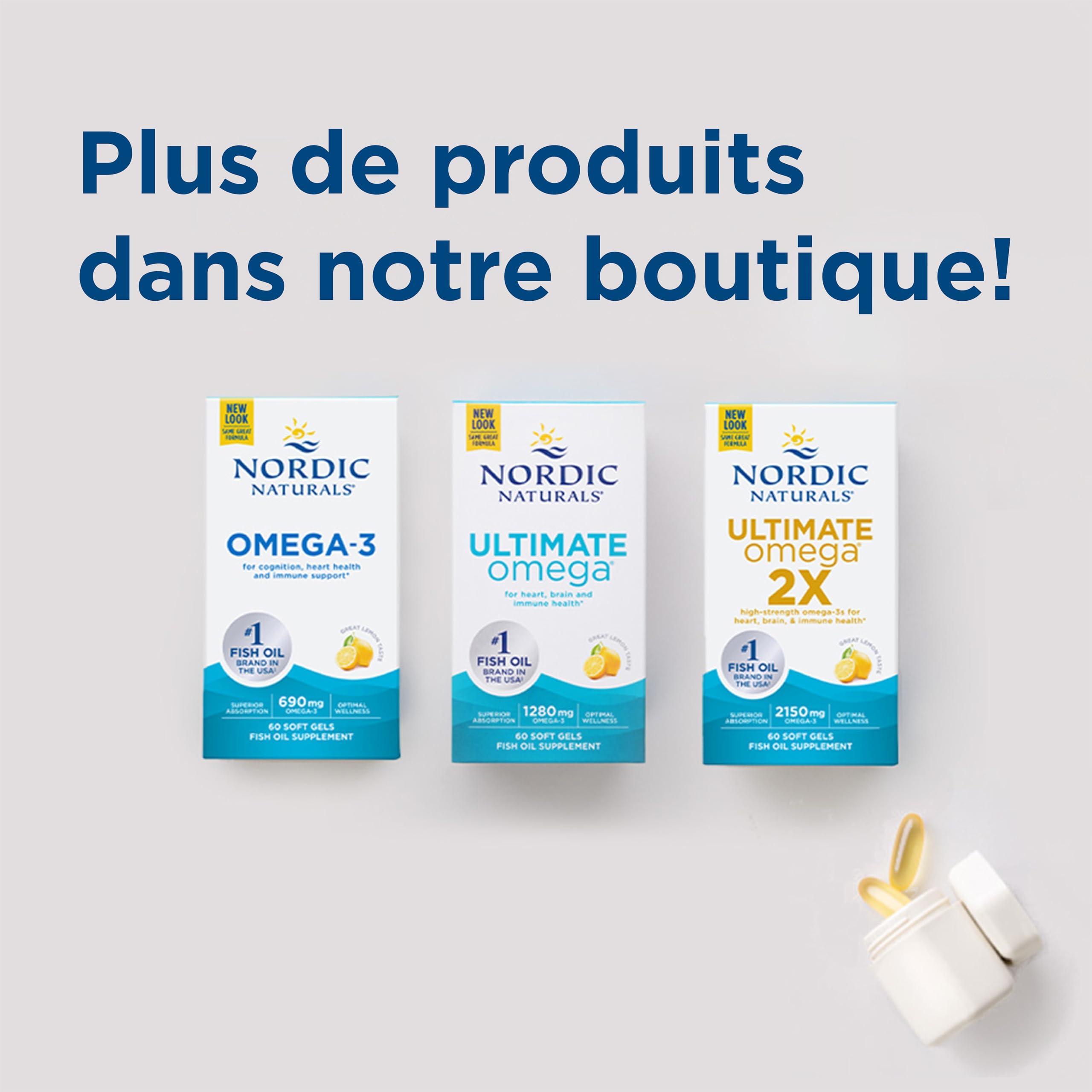 Nordic Naturals, Omega-3 Pet, Huile de Poisson pour Chats et Petits Chiens, 60ml, sans Soja, sans Gluten, sans OGM