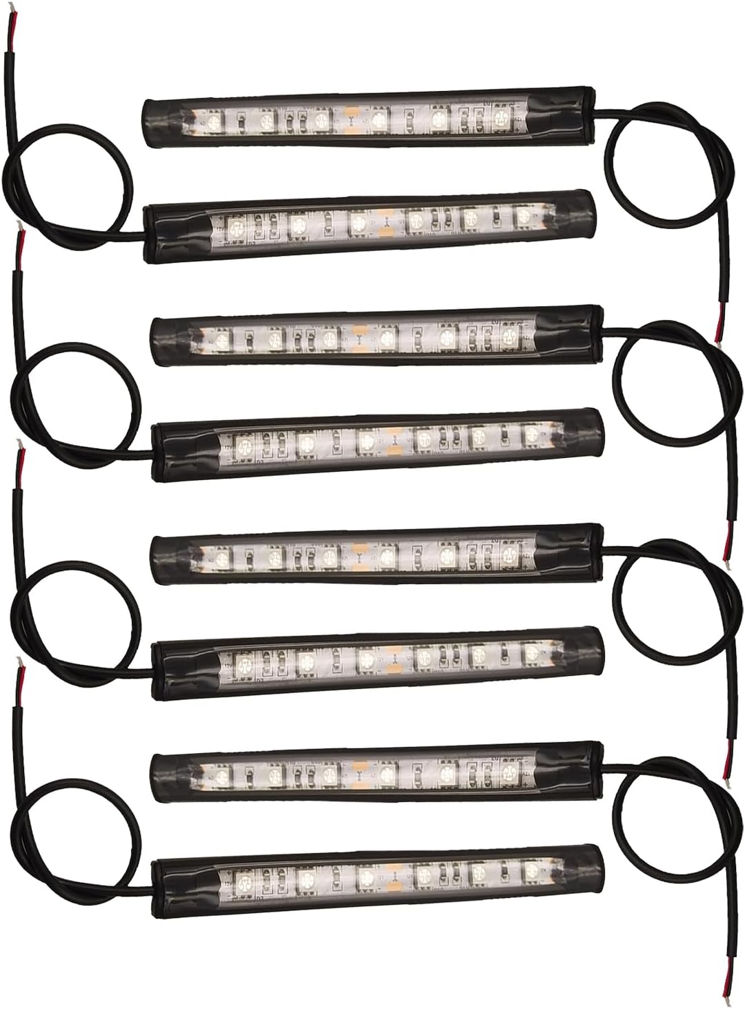 Red And Green LED Navigation Lights Pair Waterproof Boat Bow NAV