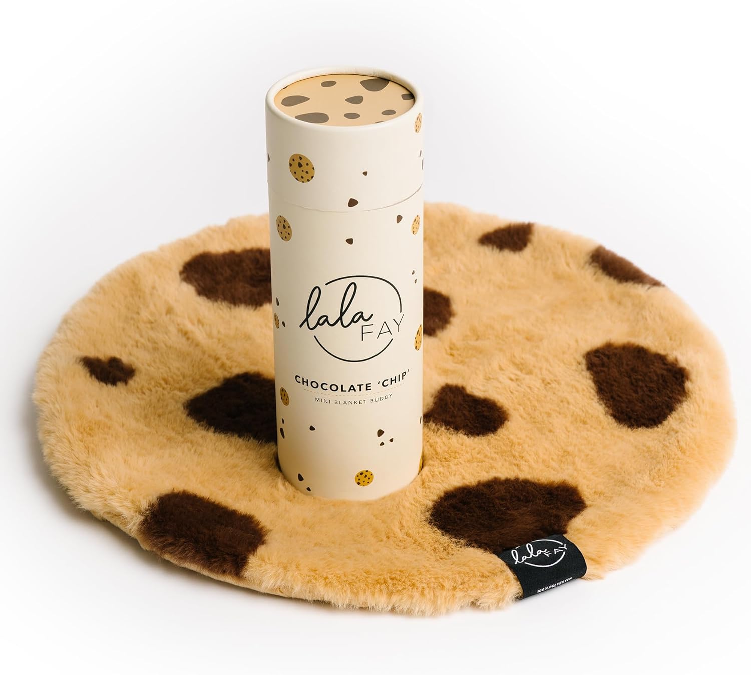 Pillow and Blanket Pals Set – Unisex Luxe Minky Faux Fur Cookie Baby Blanket and Ultra-Soft Milk Bottle Pillow with Premium Filling – Essential Newborn and Toddler Gifts