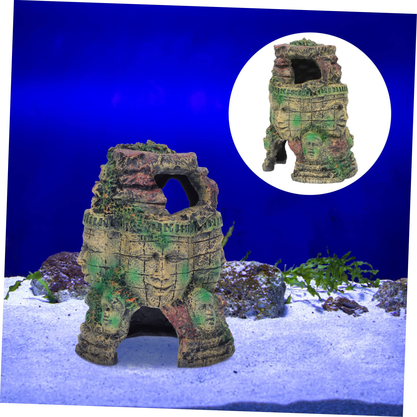 DOITOOL Decoración de Caja de Reptiles Escondite para Reptiles Decoración Natural para Terrarios Cueva de Terrario Accesorio para Doméstico