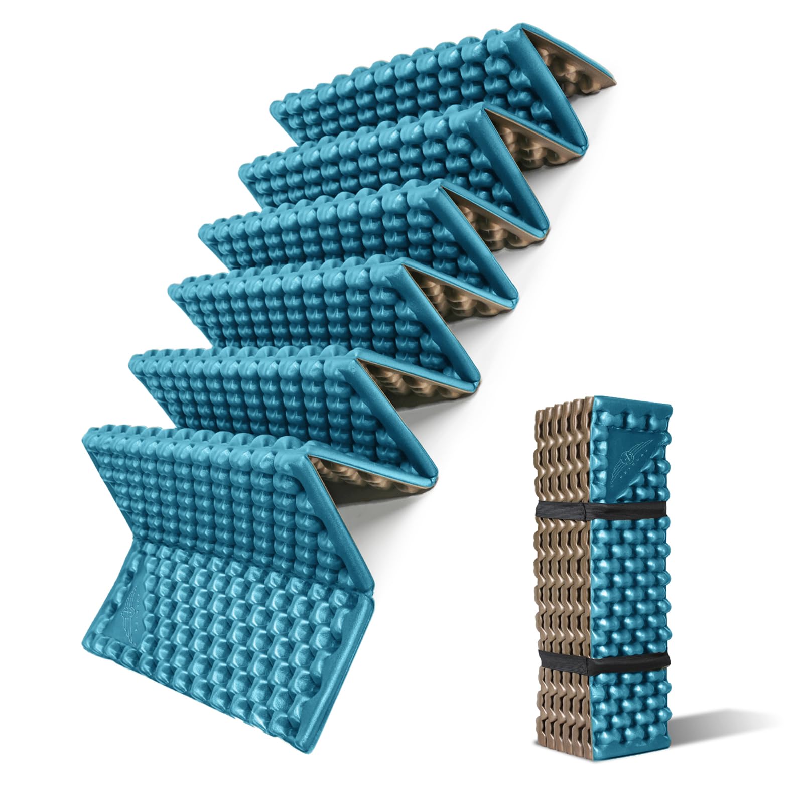 Foam Camping Pads for Hiking, Ultralight Closed Cell Mattress, Waterproof Soft Mat for Adults, Wide Picnic Yoga Mats, Folding Sleeping Pad for Outdoor Backpacking