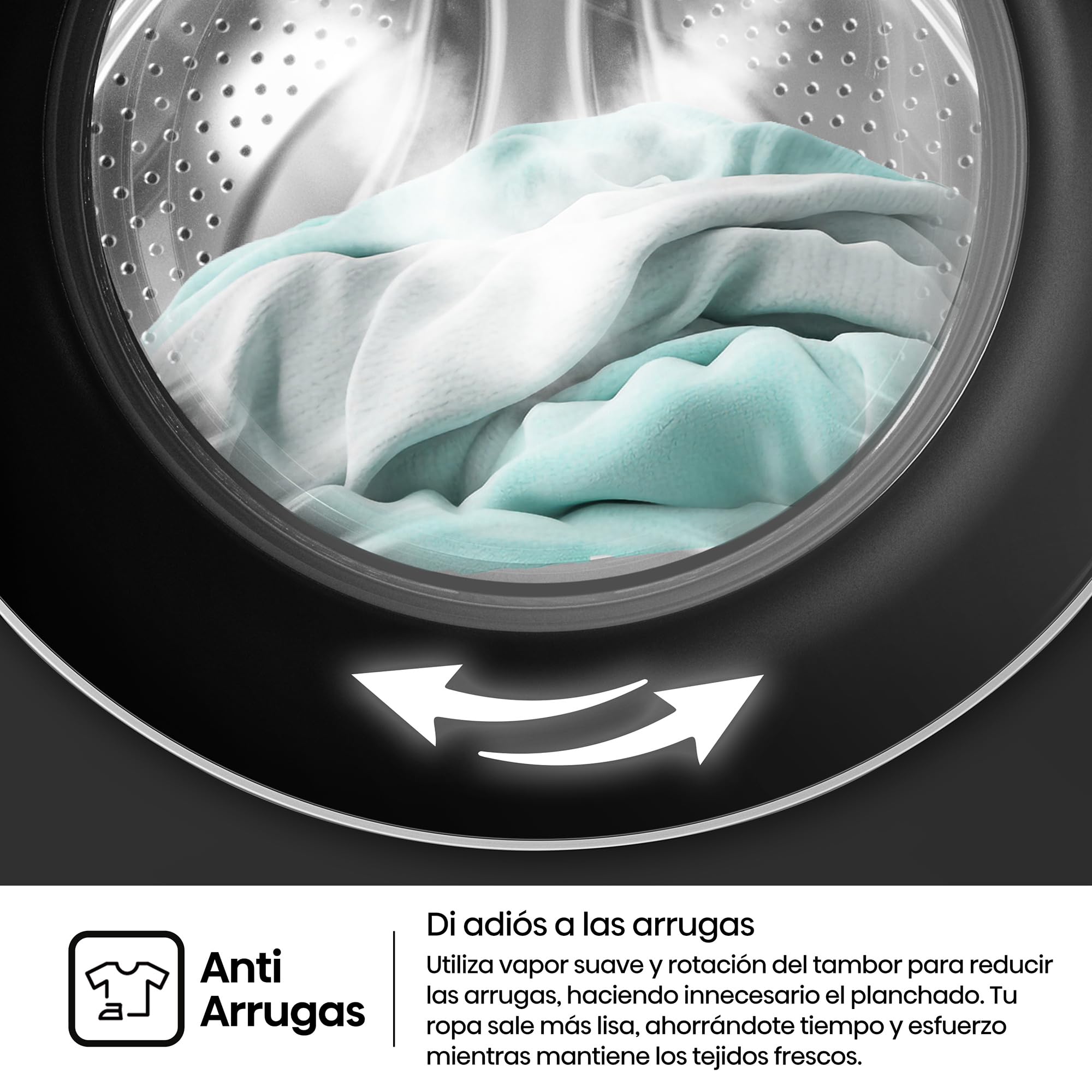 Hisense WD1I1142BBL2 - Lavasecadora 11 kg/7 kg, Fondo 59cm, 1400 rpm, Lavado y Secado 59', Dispensador Automix, Programa Lavado Auto, Función Antiarrugas, iFit™ Fondo Optimizado, Negro