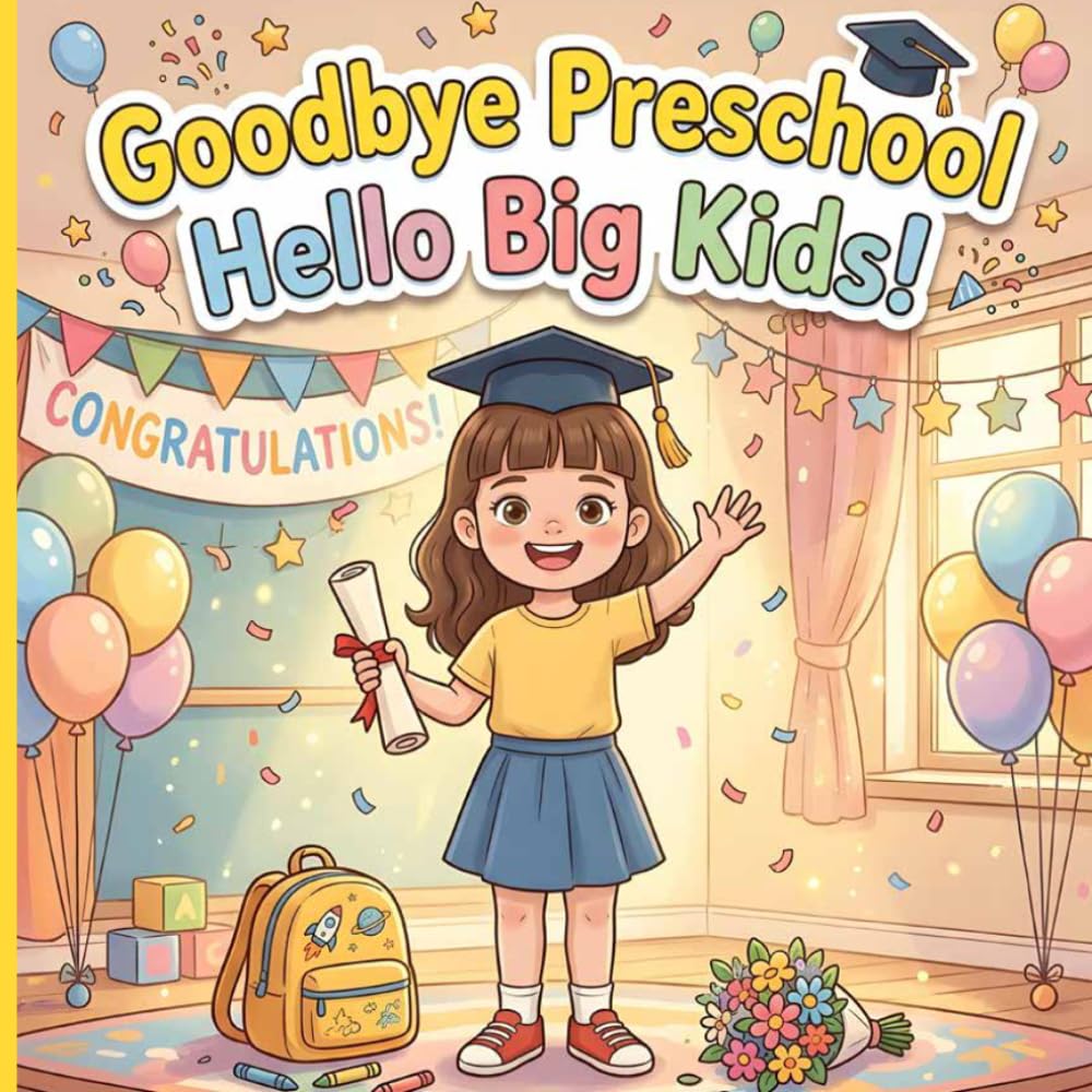 Goodbye Preschool, Hello Big Kids!: A Heartwarming Preschool Graduation Story About Confidence, Friendship, and Growing Up