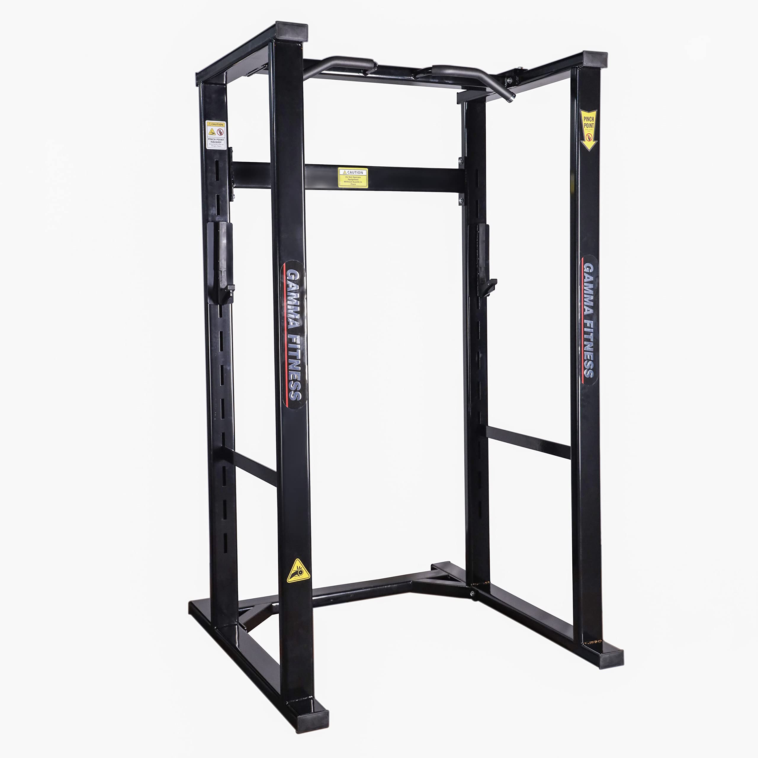 Gamma Fitness Power Squat Rack PR-09 Pro for Commercial or Home Gym Purpose | 4 x 2 Inches 12 gauge ISI Frame With Laser Cutting Panels & Inter-locking Mechanism | Home Gym Machine