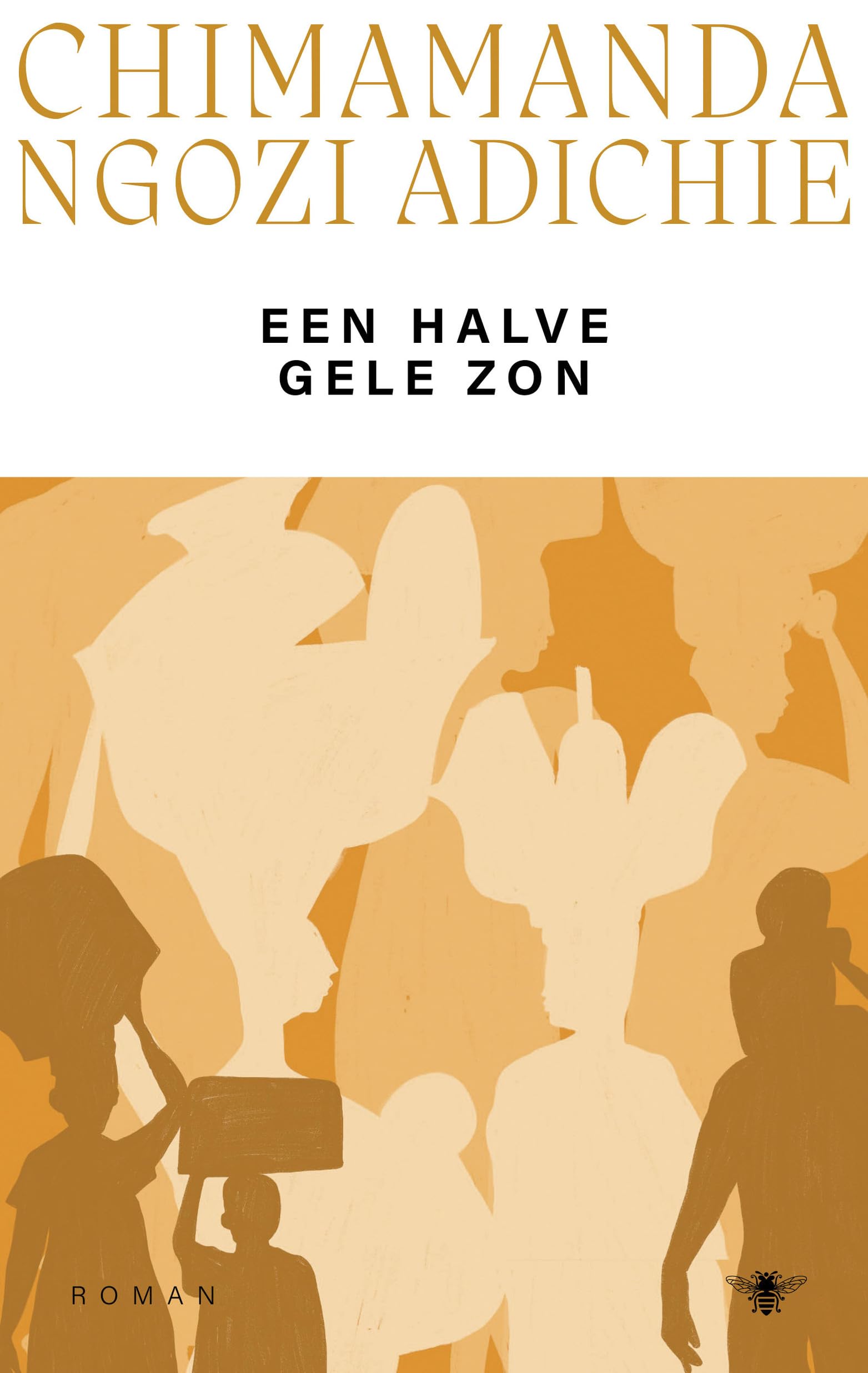 Een halve gele zon
