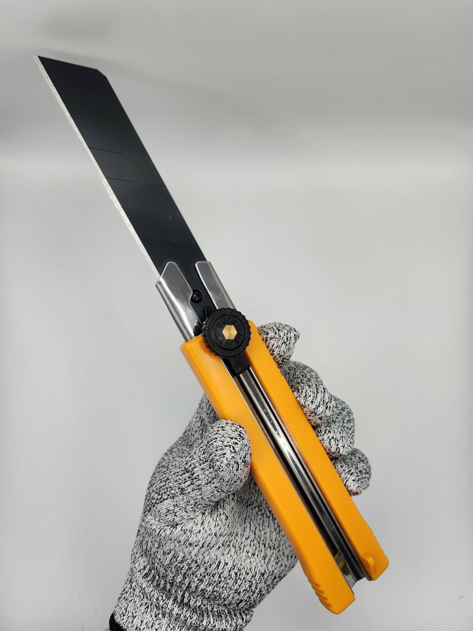 100-Pack 25mm Exacto Blades Snap Off Black Blades Utility Knife Blades Exacto Knife Blades, Construction Blade for Box Cutters, Heavy Duty SK5 Steel, 0.7mm Thickness - 5