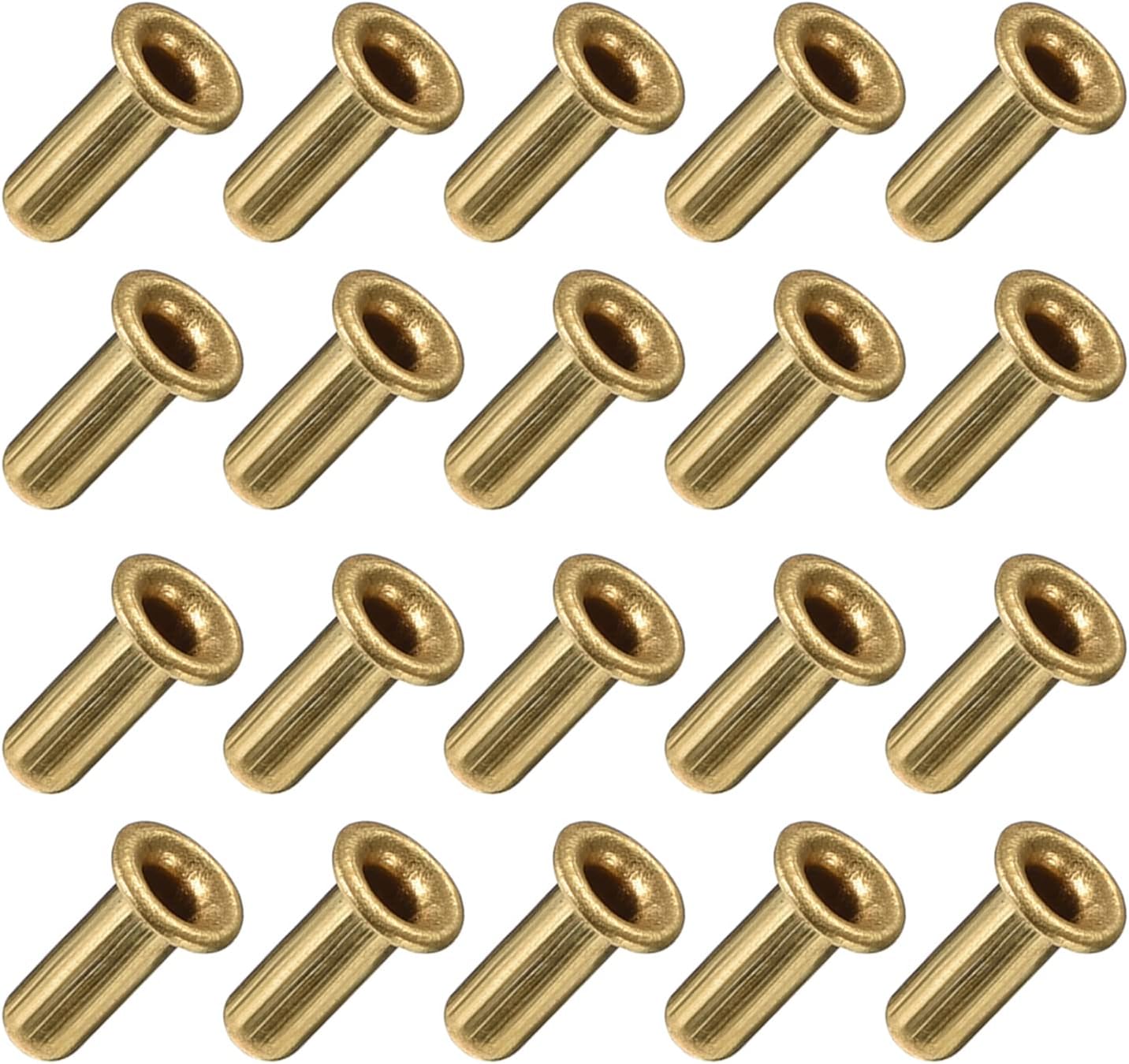 METALLIXITY Through Hole Rivet (3x8mm) 200Pcs, Copper