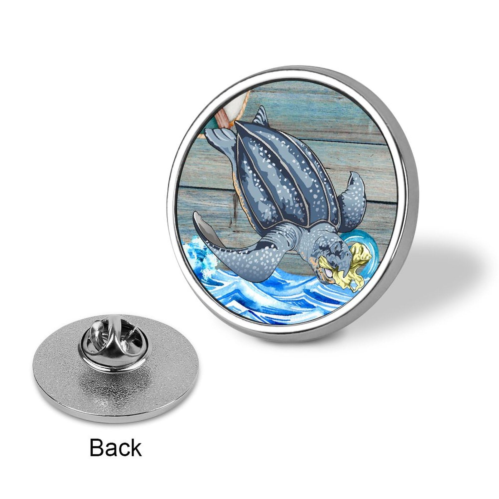 Anstecknadeln, Emaille, Delfin, Kompass, Pins für Rucksäcke, Ozean, Meer, Meer, Park, nautische Küste, Meereslebewesen, Pin-Set für Büchertaschen, Anstecknadeln, Dekor