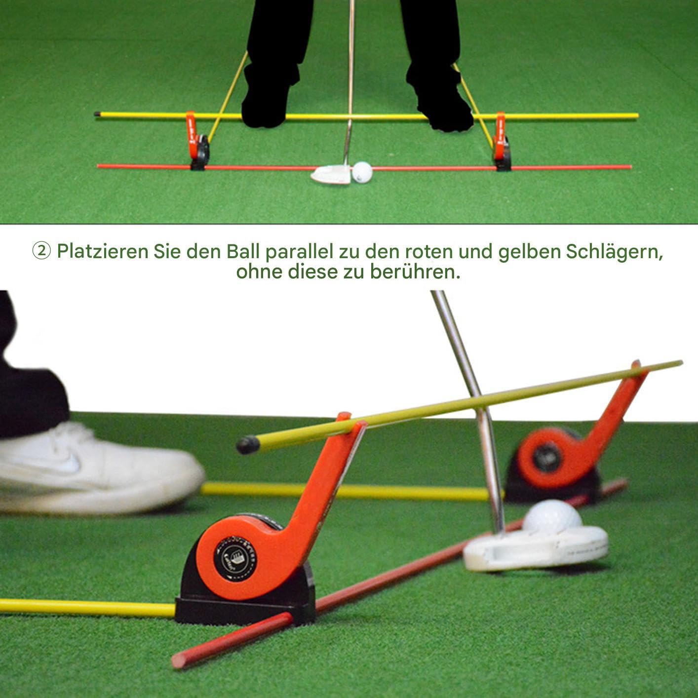 Przyrząd Do Wyrównania Swingu Golfowego Sprzęt Treningowy Do Swingu Z | Pomoc Do Praktyki Wyrównania Golfowego Dla Mężczyzn, Kobiet, Profesjonalistów, Graczy I Rodziny