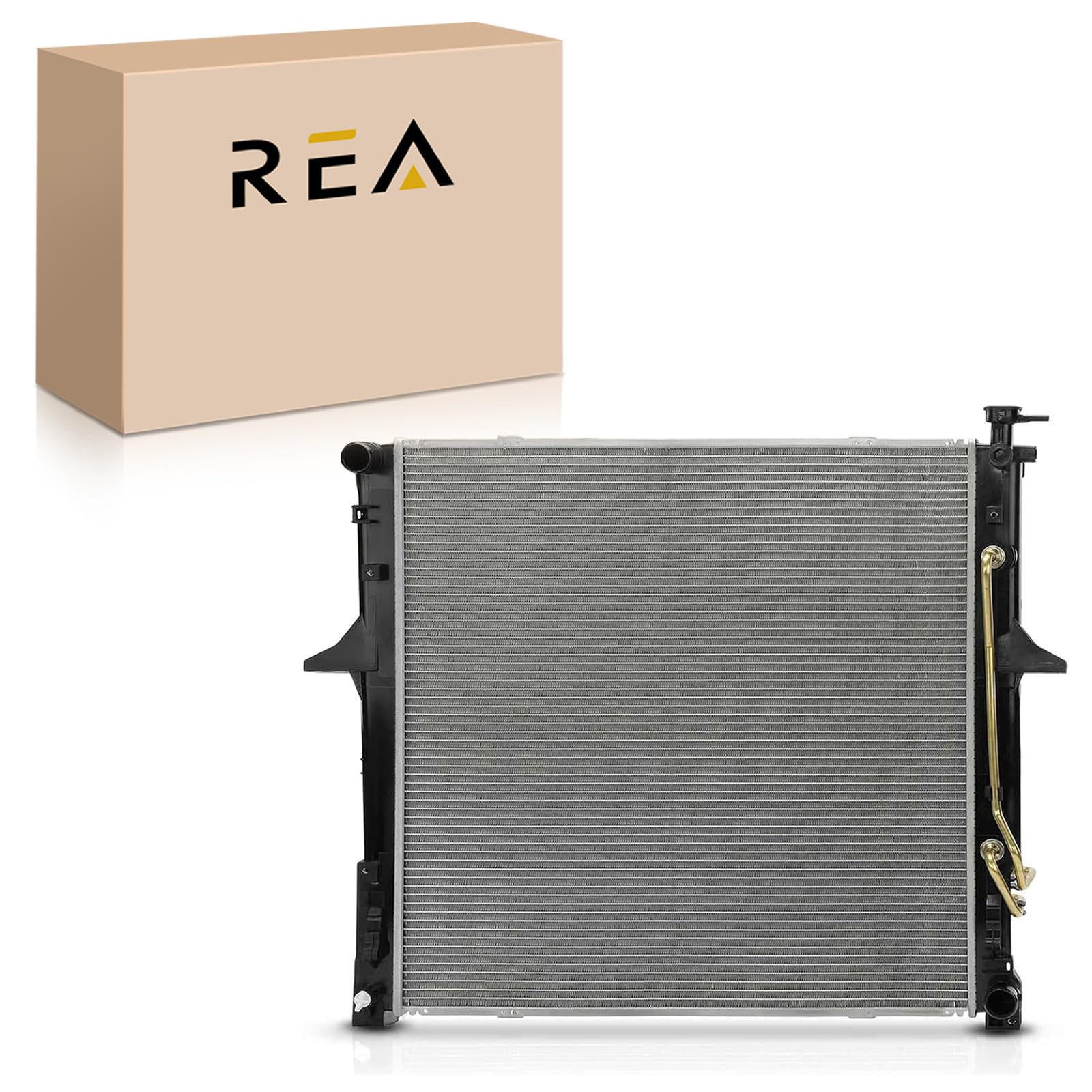 Engine Coolant Radiator Assembly with Transmission Oil Cooler Compatible with Kia Borrego 2009 2010 2011, 3.8L, Replace# CU13072