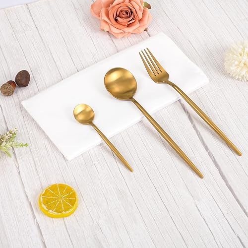 Miniatura 7 de Paquete de 72 servilletas cuadradas de tela de satén de 20 x 20 pulgadas, servilletas de seda lavables, reutilizables, servilletas de mesa de tela