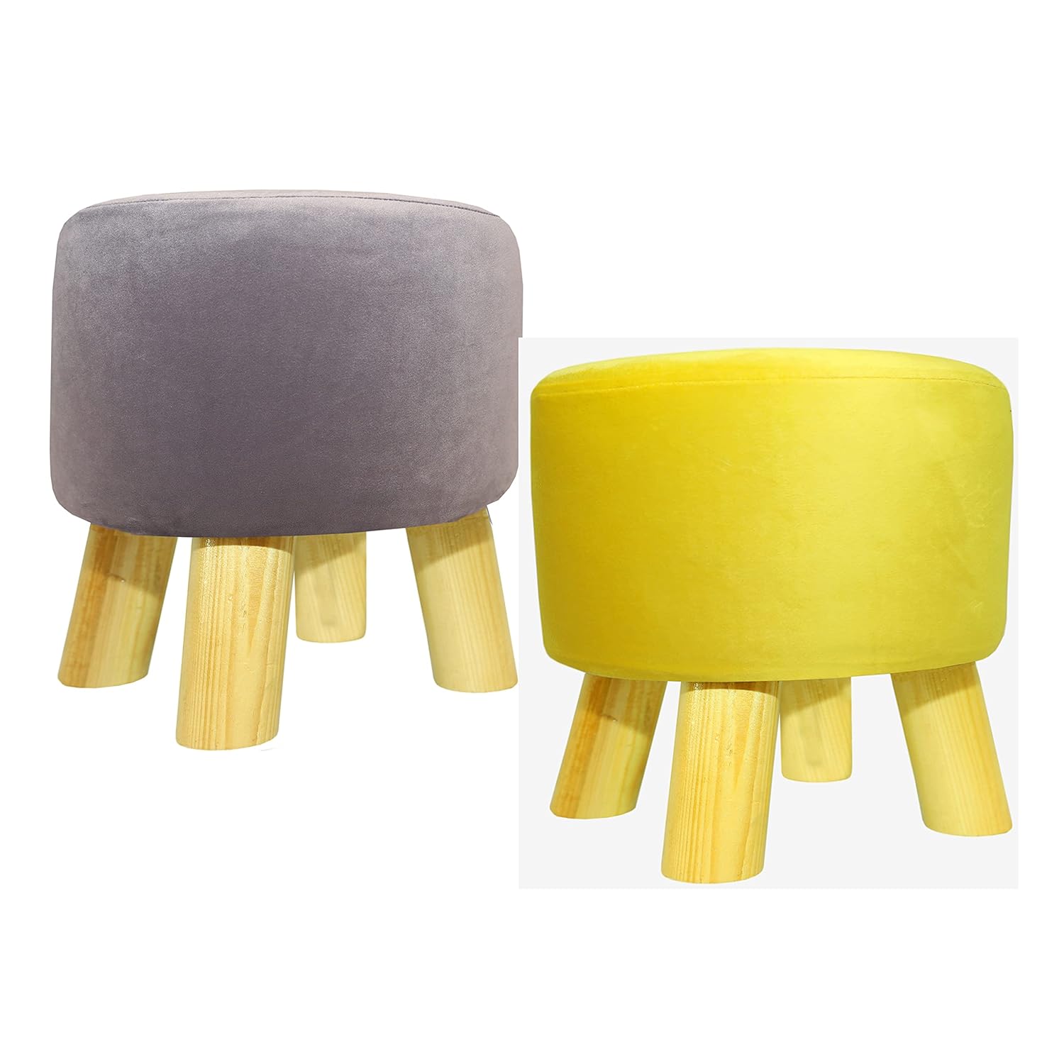 The Home Way Beautiful Soft Stool for Living Room, Sitting Designer
