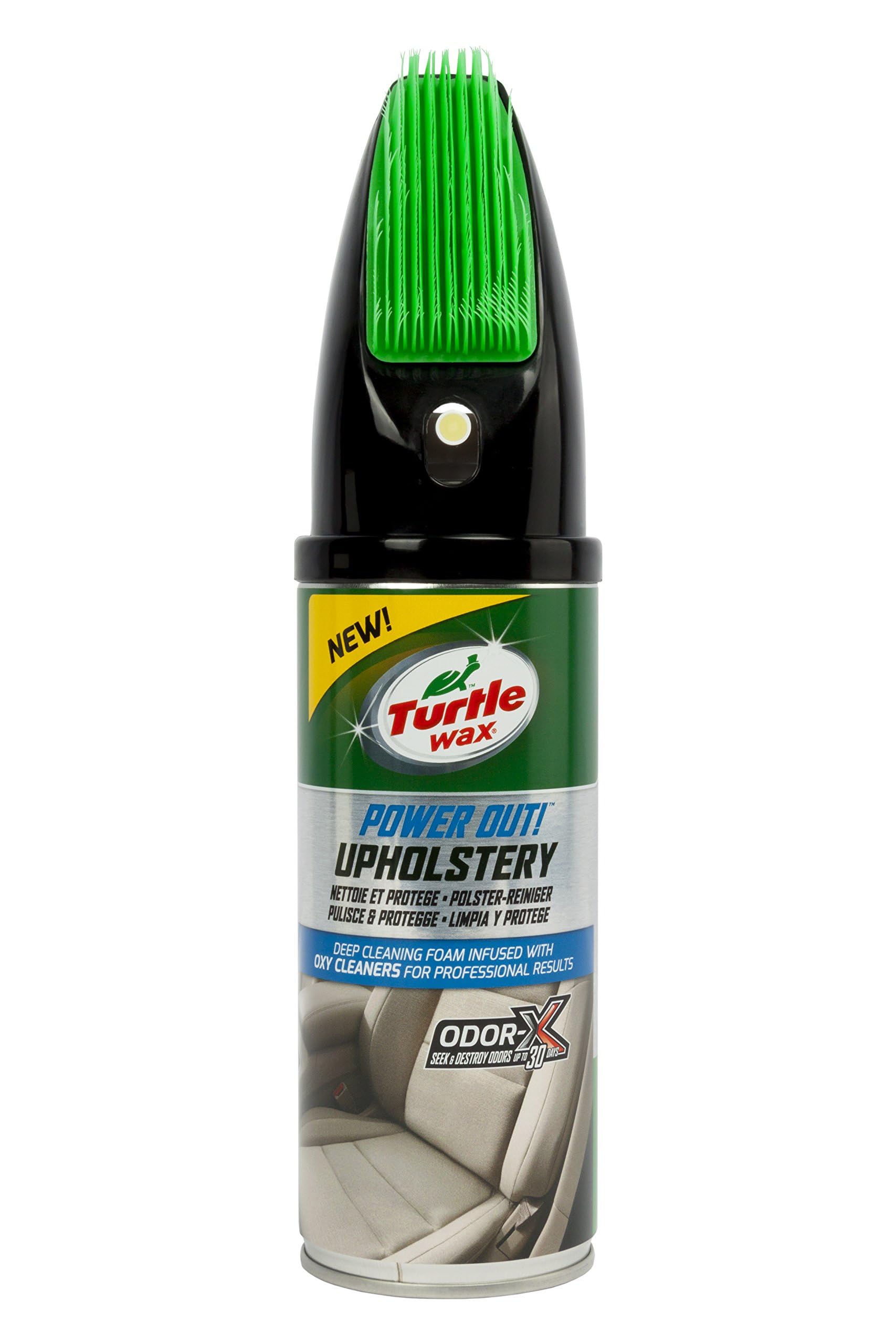 Turtle Wax Power Out Car Interior Upholstery Cleaner Stain & Odour Remover 400ml