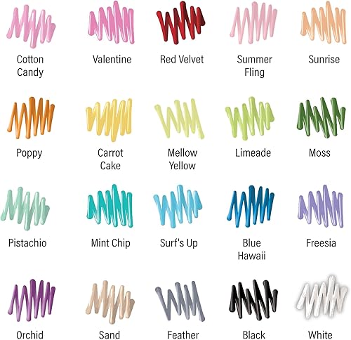 Miniatura 5 de TULIP Puff Paint - Paquete de 20 unidades, arcoíris suave, paquete de pintura de tela dimesnional