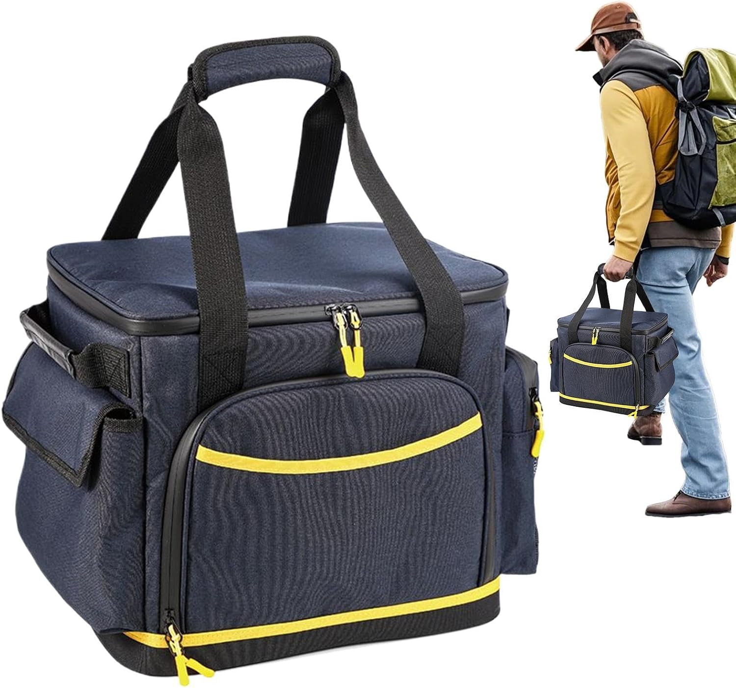 Charging Cable Storage Bag - Oxford Travel Organizer | Portable Power Stati