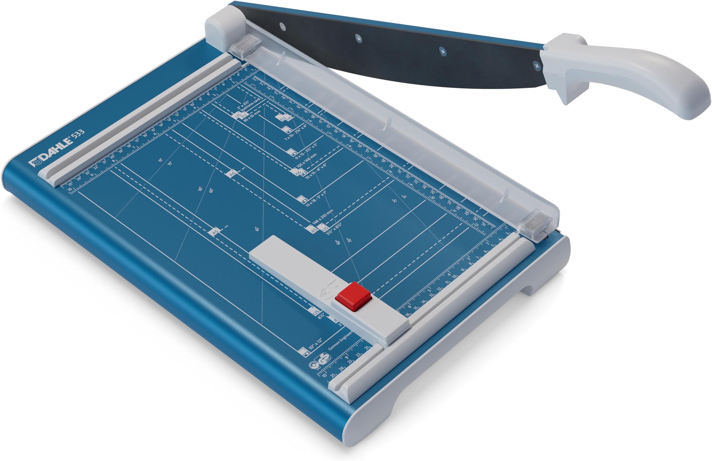 – 533 Self-Sharpening Guillotine Trimmer, 15 Sheet Capacity, A4 Paper Cutter