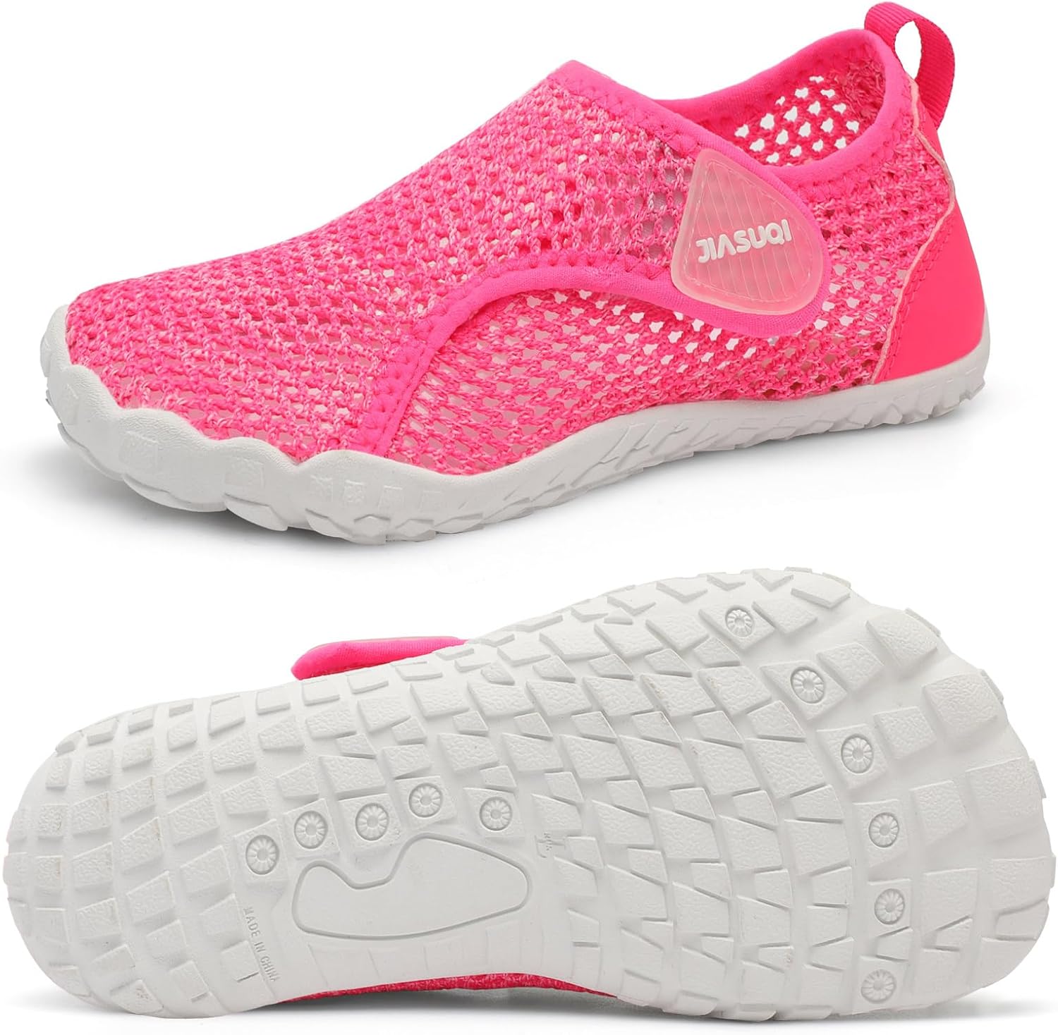 JIASUQI Kids Water Shoes for Boys Girls Barefoot Swim Beach Shoes Quick Dry Hiking Shoes Sneakers for Kids