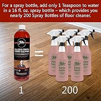 Vista 9 de Fuller Brush Fiesta - Limpiador líquido concentrado para suelos de madera, laminado, linóleo, azulejos y cerámica, 24 onzas líquidas (paquete de 6)