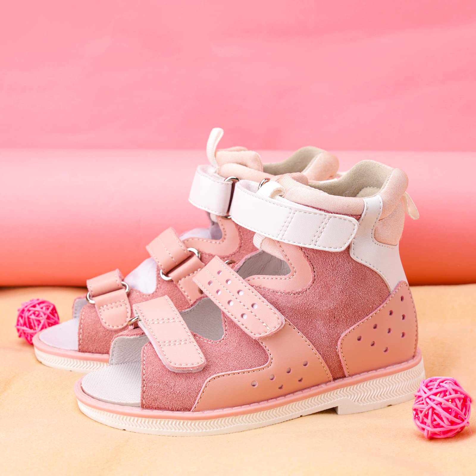 Sandali ortopedici per bambini e ragazzi,scarpe correttive per la schiena alta delle ragazze con supporto per arco e caviglia