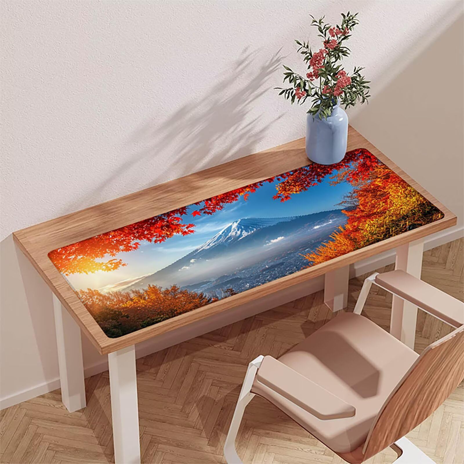 Niebieska podkładka pod mysz do gier, podkładka pod mysz XXL 1600x800x3mm, mata na biurko ze zszytymi krawędziami, podkładka pod mysz poprawia dokładność i szybkość, akcesoria biurowe, prezent dla