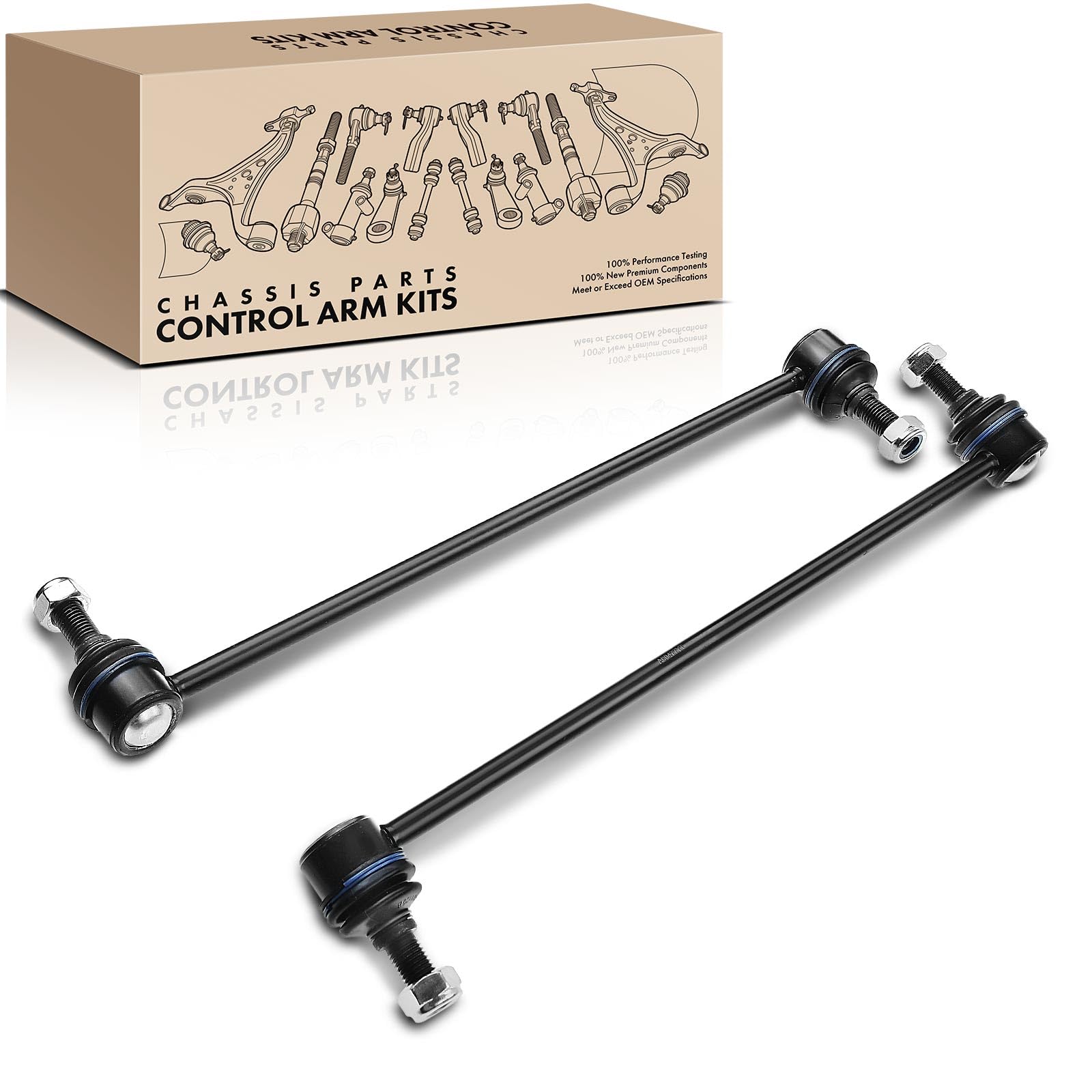 Frankberg 2x Koppelstange Vorne Links Rechts Kompatibel mit Signum Z03 1.8L-3.2L 2003-2008 Vectra C Z02 1.6L-3.2L 2002-2009 Replace# 13237130