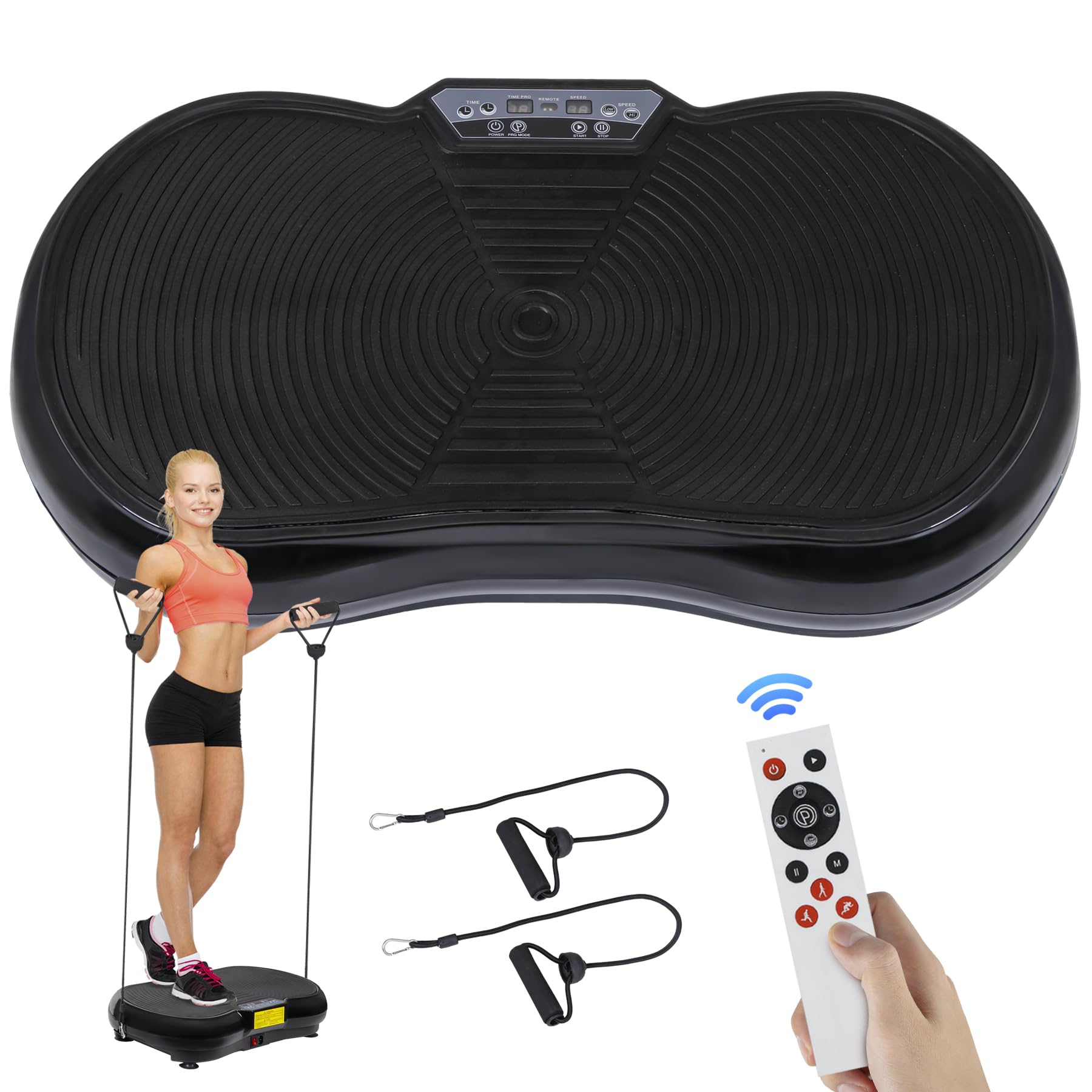 ZENY Vibration Plate Exercise Machine Whole Body Workout Vibration Fitness Platform for Weight Loss Toning Wellness Home Gym