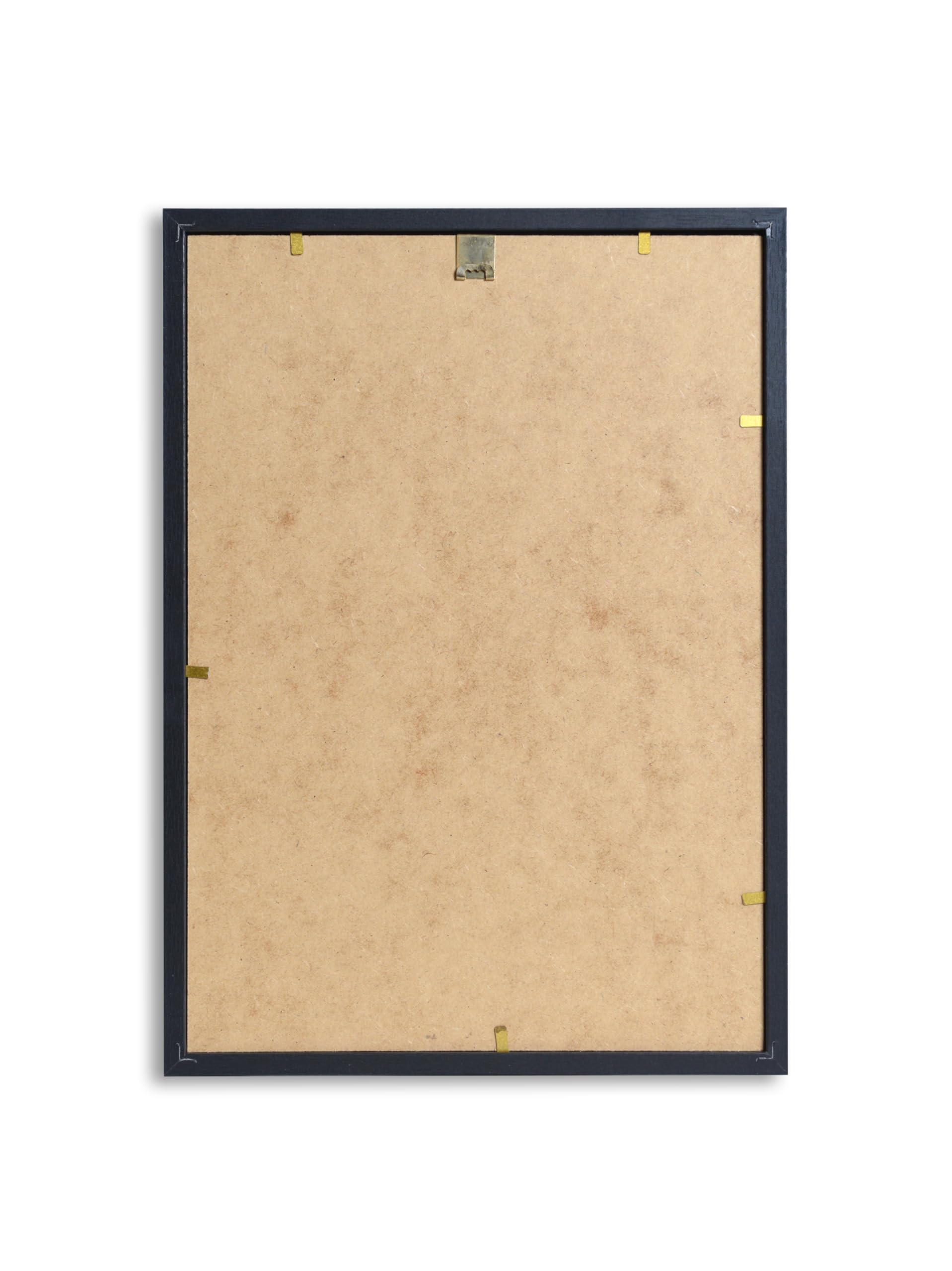 VictoR Bilderrahmen Dali 3er Set 21x30 cm (A4) schwarz - Fotorahmen Holz A4 - Bilderrahmen Set schwarz 21x30 - moderner Holzrahmen mit bruchsicherem Acrylglas
