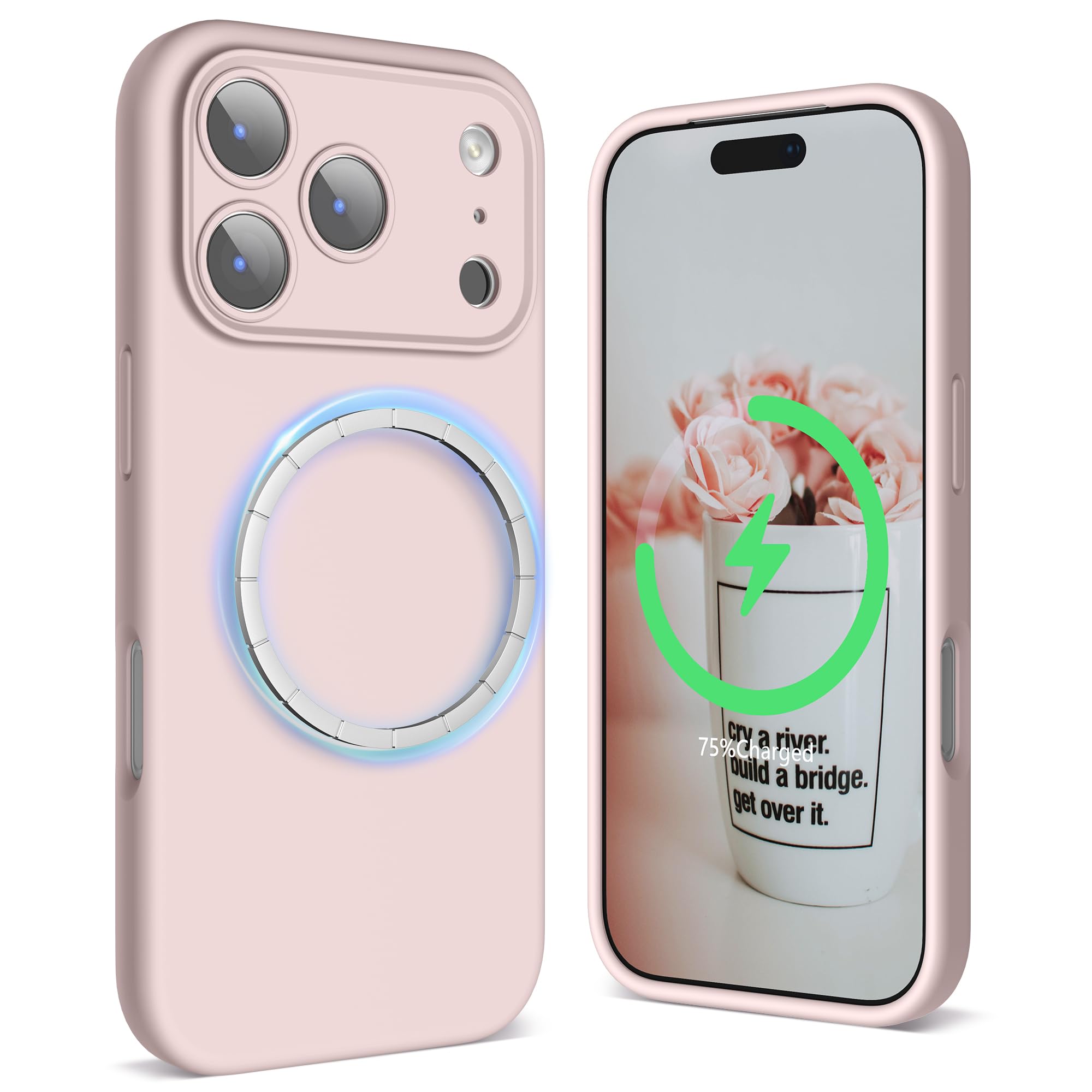 Amazon.co.jp: SURPHY iPhone 17 Pro 用ケース シリコン MagSafe対応