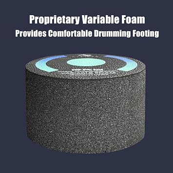 Aspirar Bass Drum Practice Pad with Drum Beater(Pedal Not Included)