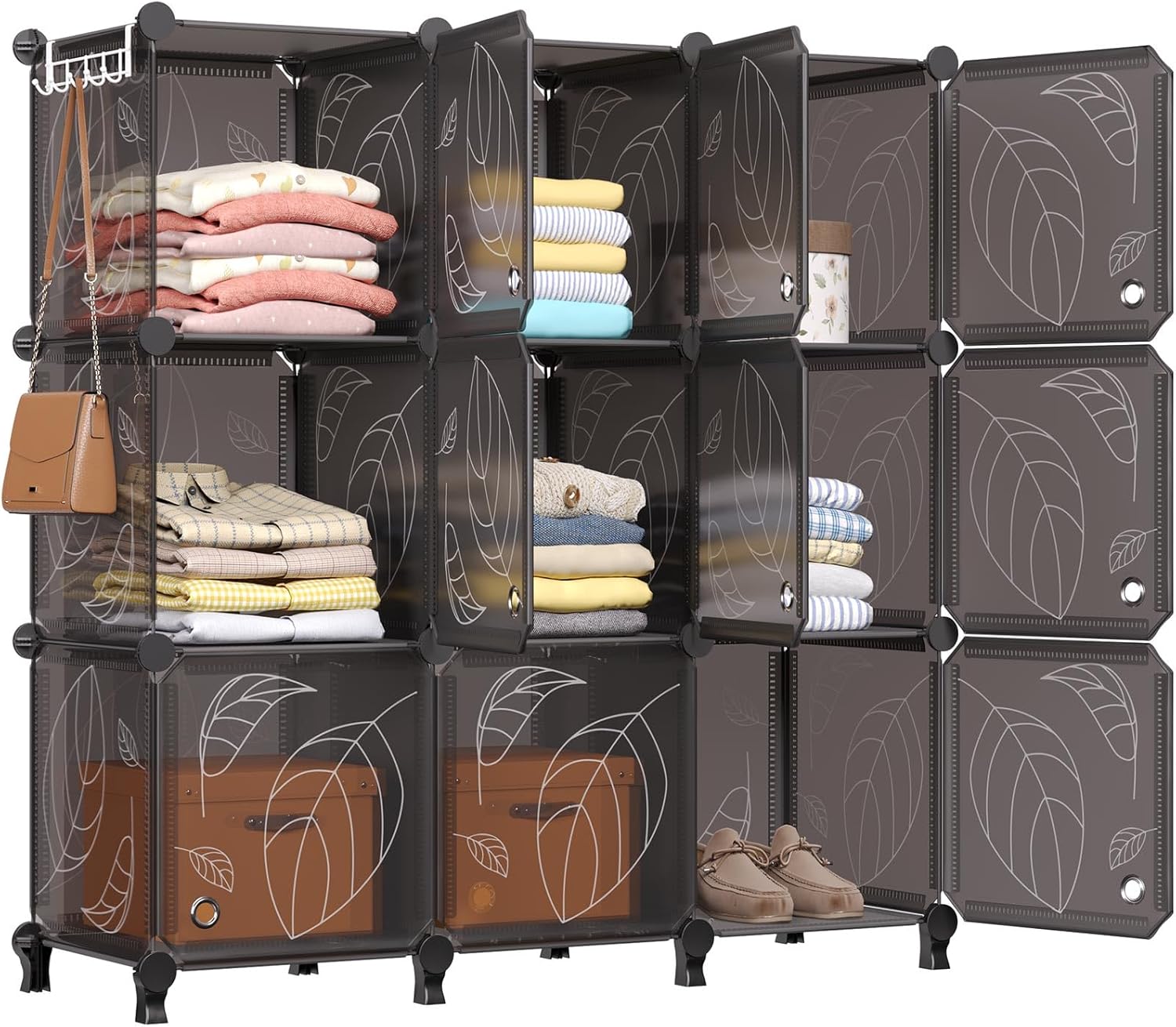 GREENSTELL Closet Organizer, 9 Cube Storage Organizer with