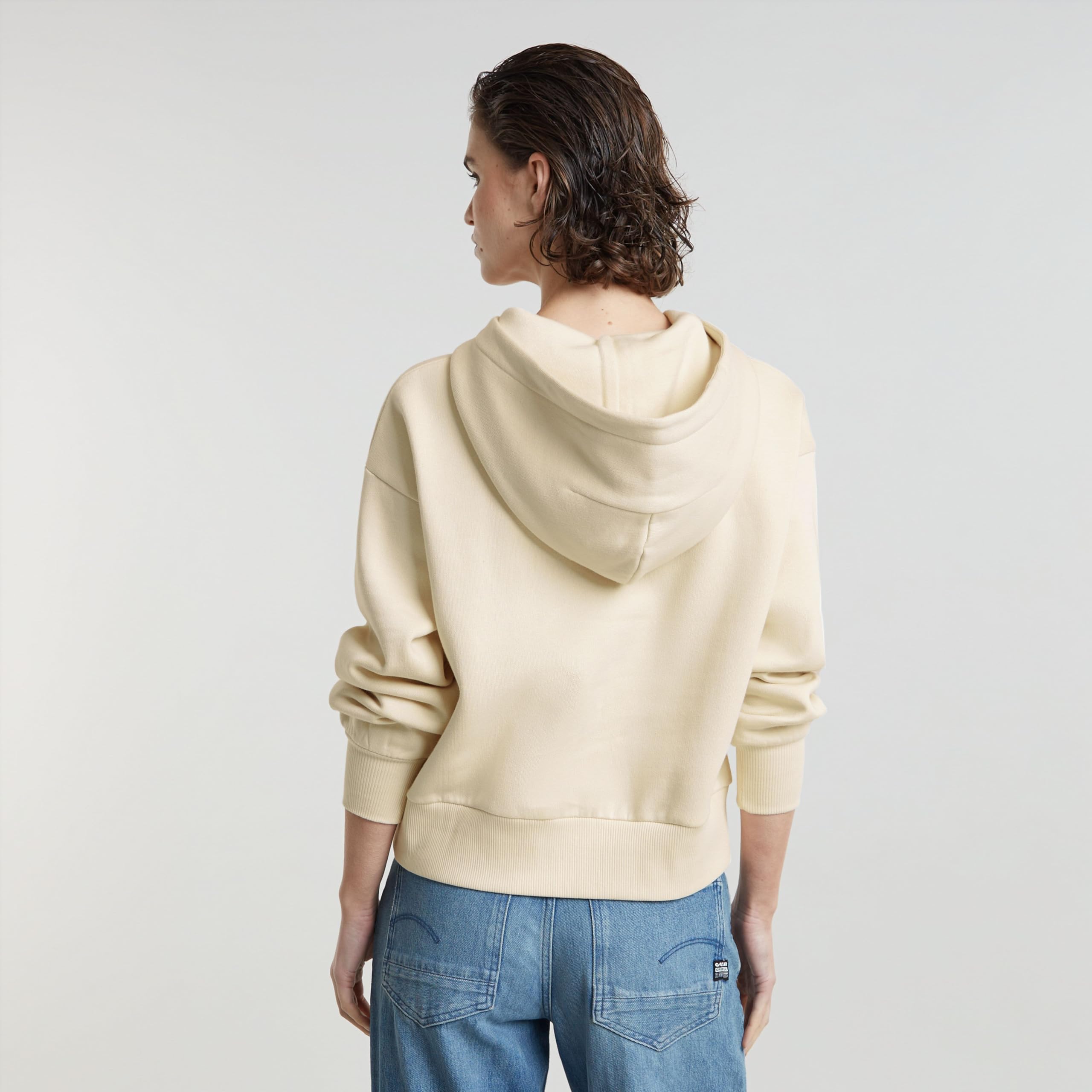 G-Star Old Skool Logo Loose Hoodie Sudadera con Capucha Mujer