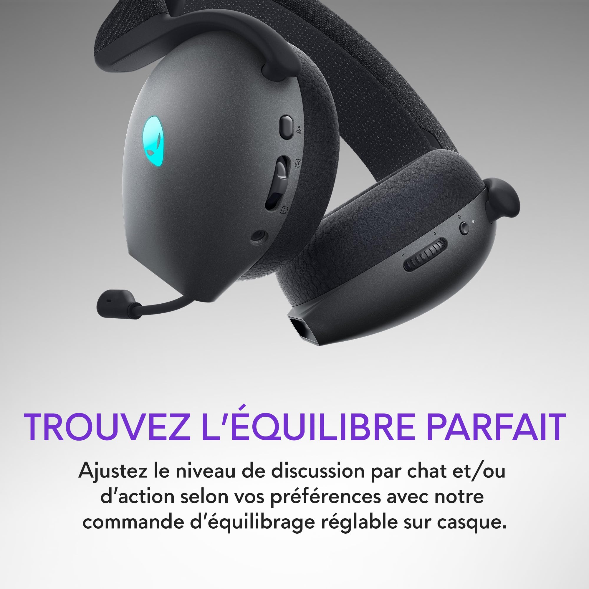 Alienware AW720H - Casque Gaming sans fil Bimode (Dark Side of the Moon)
