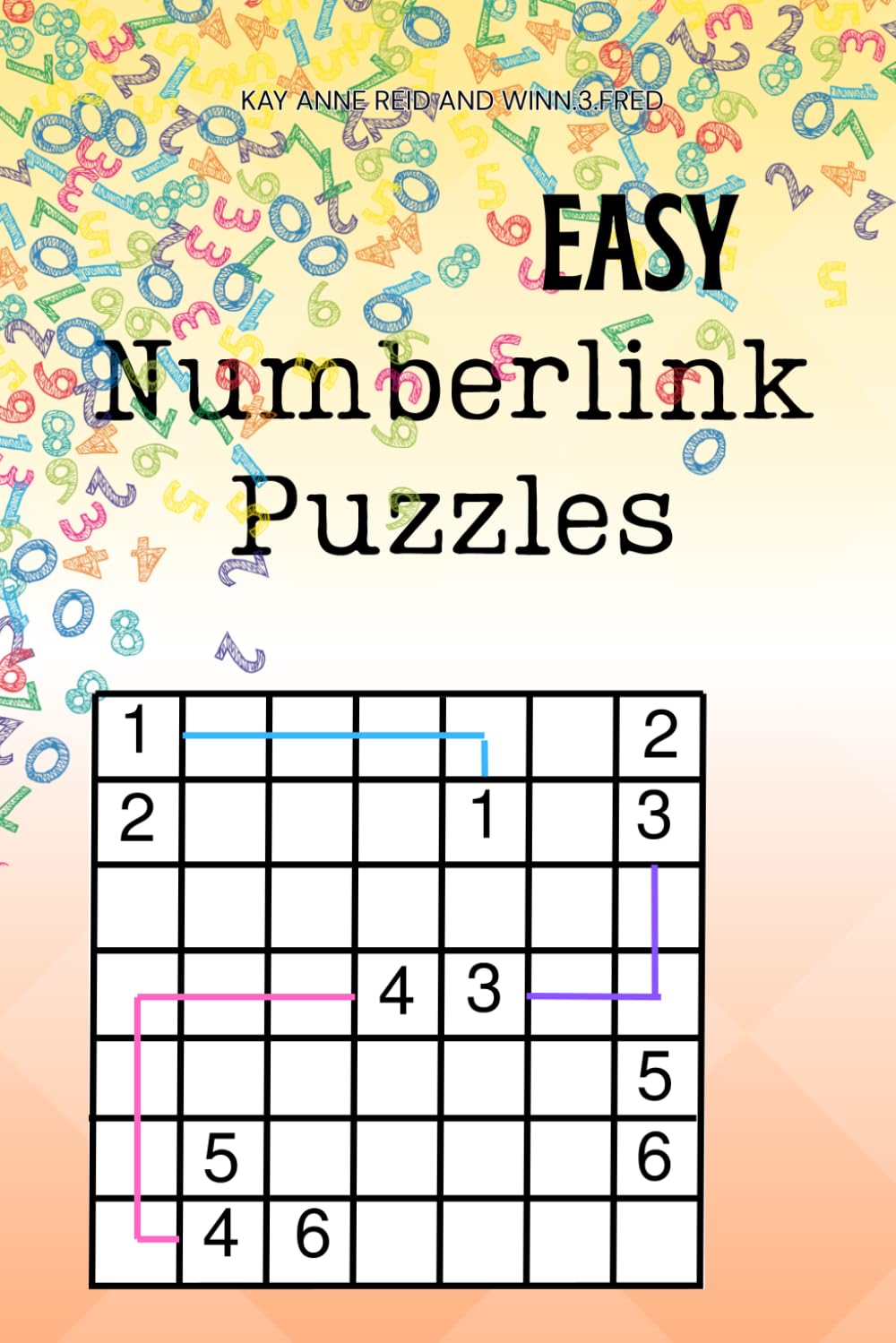 Number Link Game Book Easy