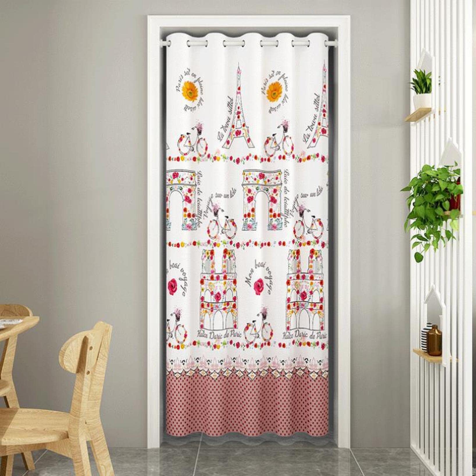 Amazon｜のれん 暖簾 和風 カーテン お洒落 風水 省エネ エコ 縁起物