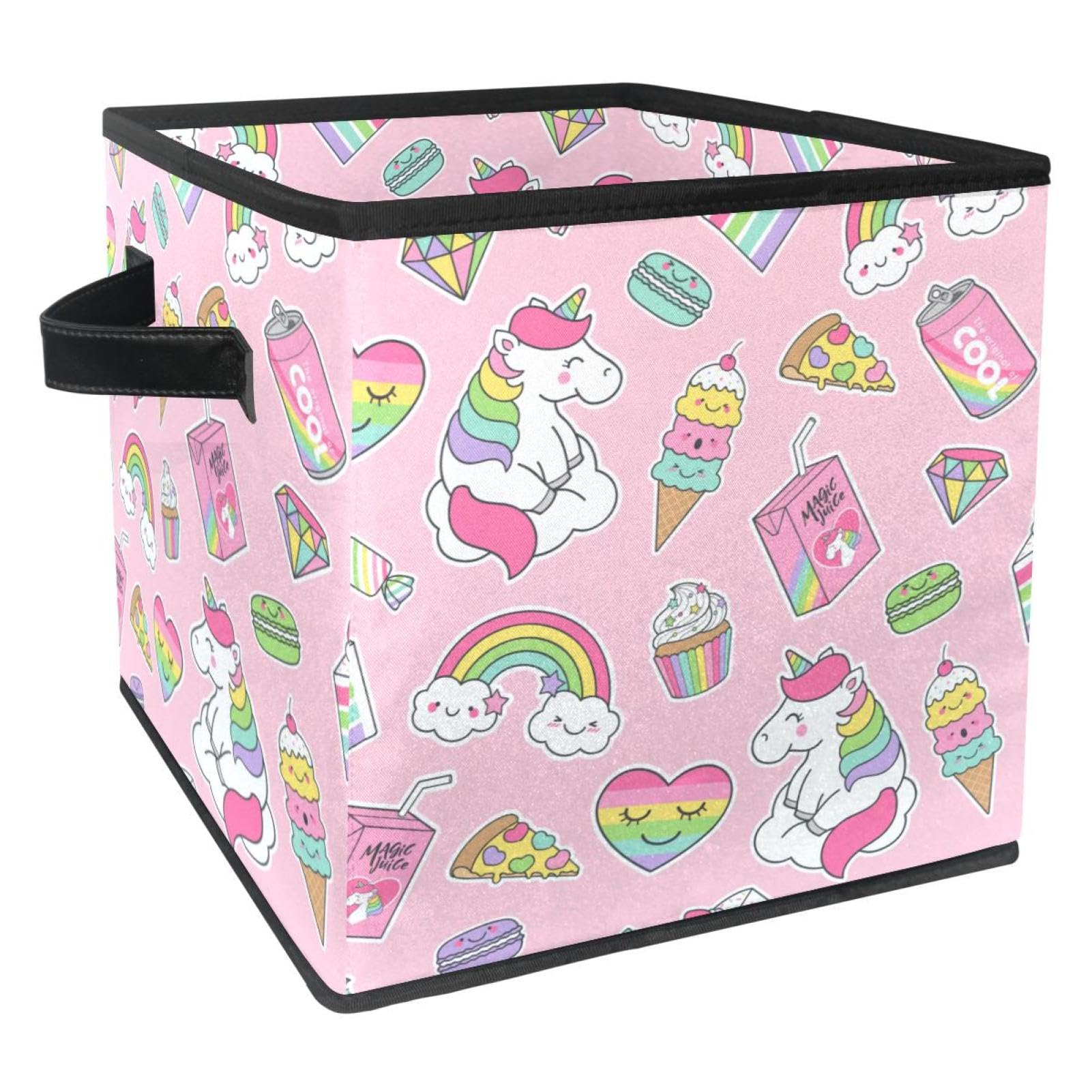 Cube de rangement pliable pour éliminer le désordre des jouets