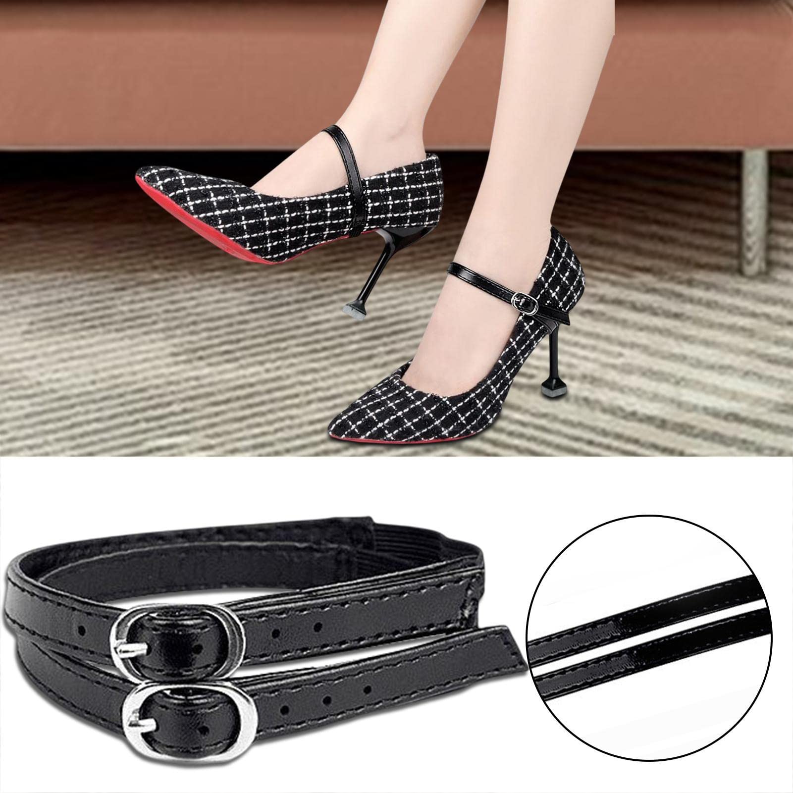 Cinturino Elastico Da Donna Con Fibbia Per Scarpe – Regolabile, Anti-scivolo, Per Tacchi Alti E Décolleté, 2 O 4 Pezzi