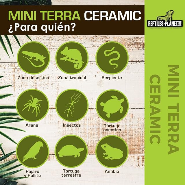 Foto 3 de 7 de Reptiles Planet - Lámpara calefactora para Reptiles Mini Terra Cerámica 20 W