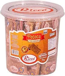 Paçoca Tipo Caseira Ricco (20un de 50g)
