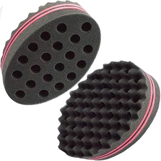 BHEART Hair Magic Twist Sponge: Two-Sided Dreadlock Curling Tool for Afro Coils, Waves on Men's & Women's Long/Short Hair, 1 Pack
