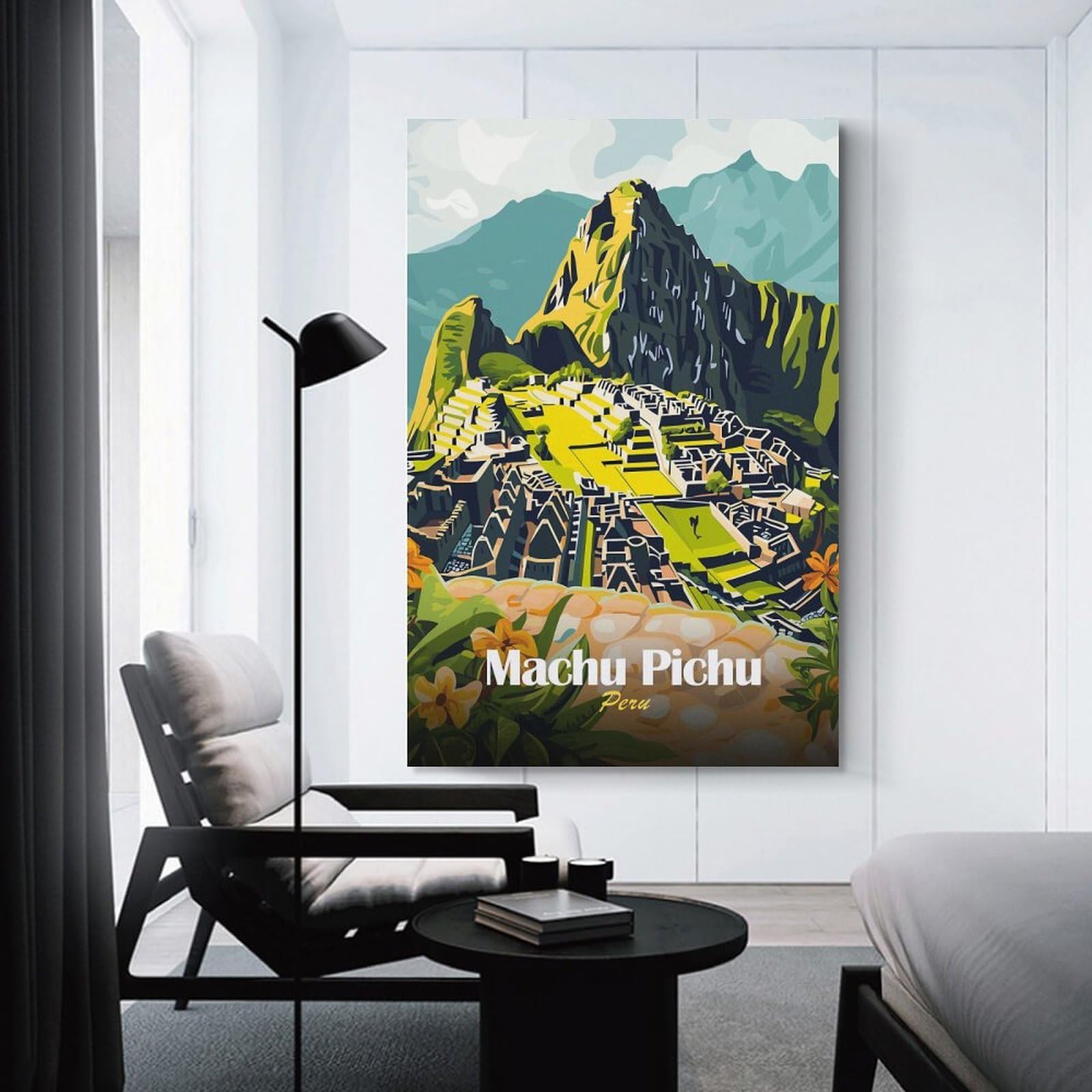 Junmoney Machu Picchu Peru (2) Room Decor Wall Art, 20x30inch(50x75cm), for Entrance Spaces, Stair Walls Or Halls, A Stylish Accent for Home Entrances