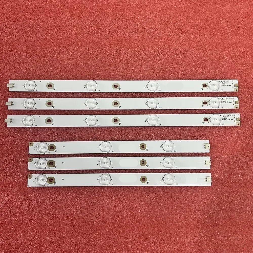 3/6/15/30pcs LED Backlight Strip Compatible con KDL-32R300B BDL3230QL/00 32PHT4509 TV 32LH500D 32PHT4319 LB32066 FIRAS LED para TV LCD(3 PCS FOR 1 TV)